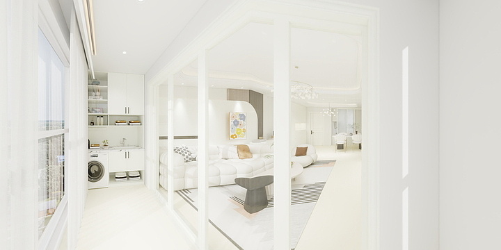 雅豪木业-上府136平奶油风-装修设计方案