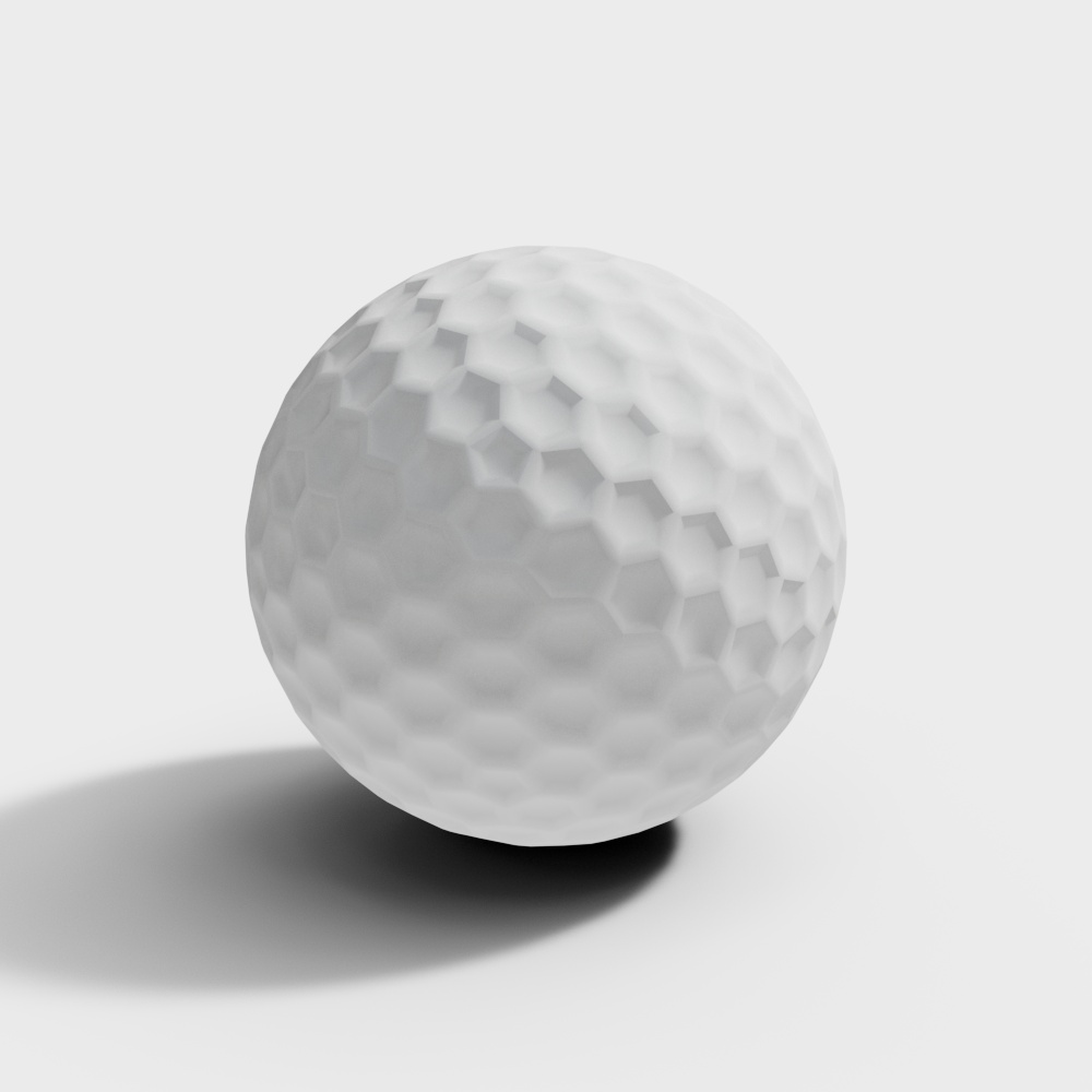高尔夫球3D模型