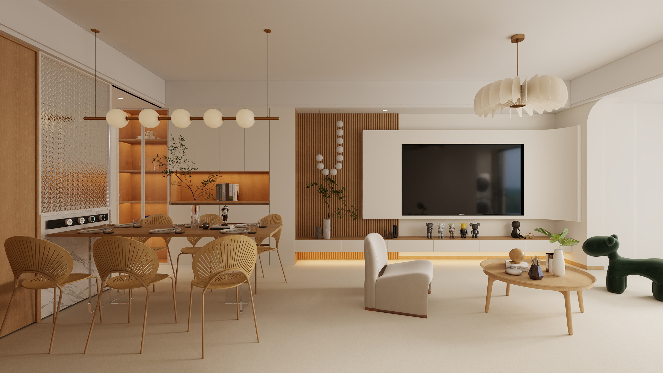 此间|空间设计-云筑滨江100㎡3室-装修设计方案