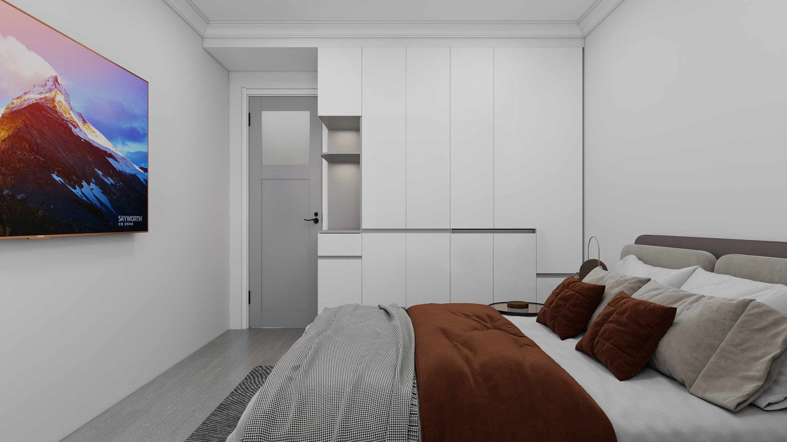 褚万东-垭口一中西城建局家属楼旧房翻新（简装-装修设计方案