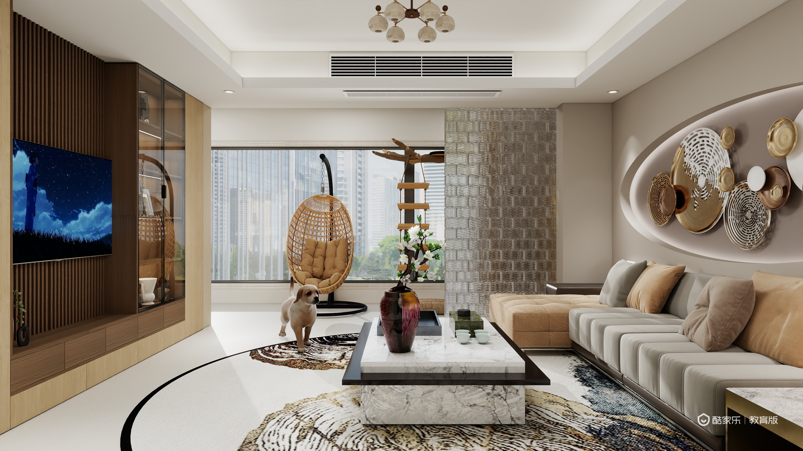 小尾Iris-顺德职业技术学院-黄乔装修效果图