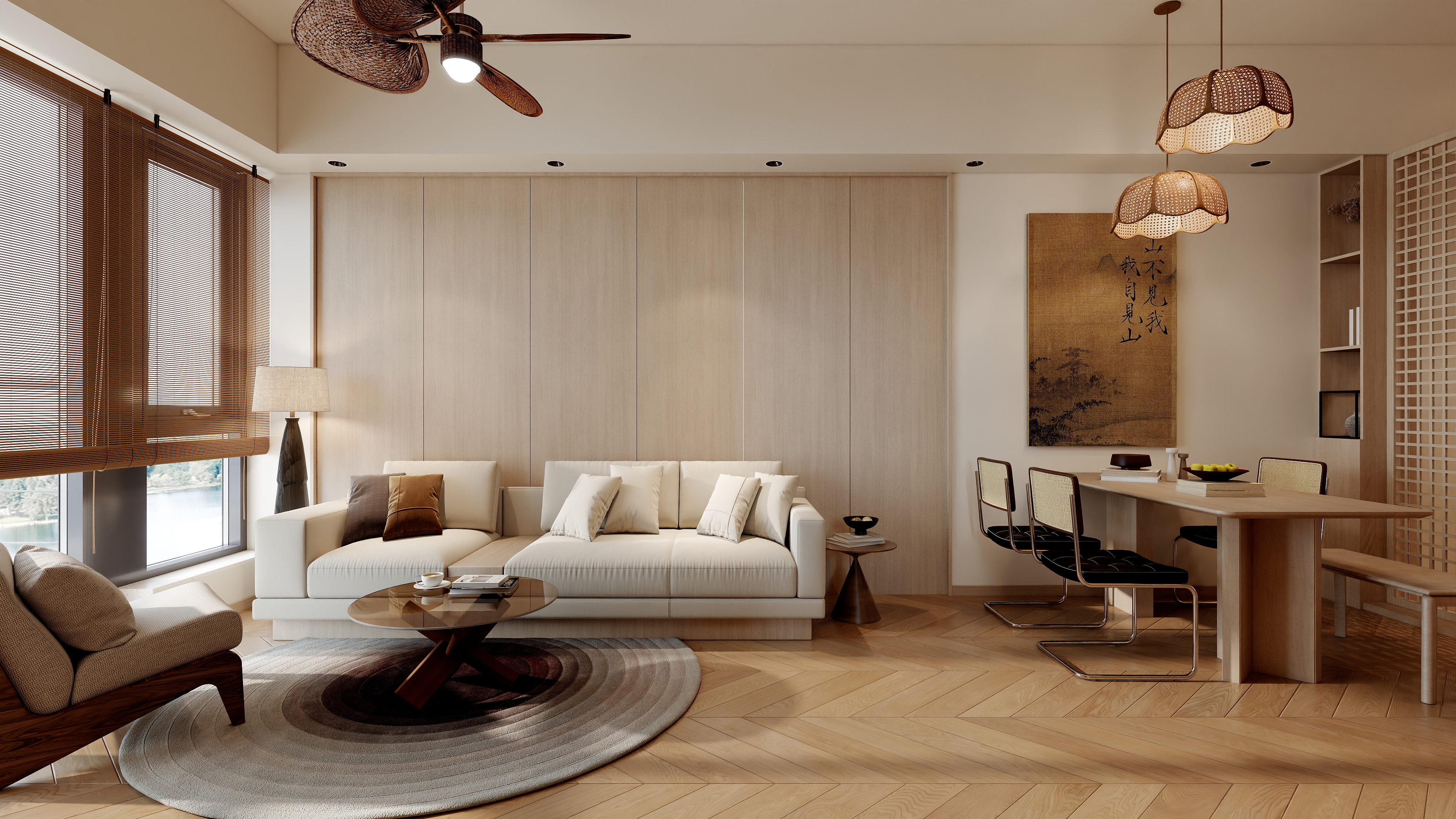 装修设计帮-103㎡3室装修效果图