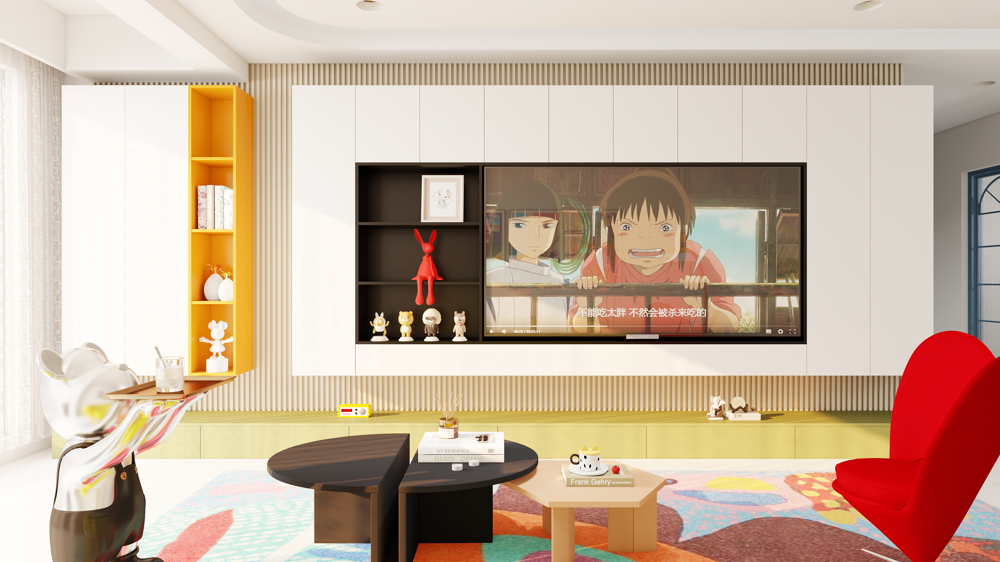 设计-男孩-多巴胺奶油风装修效果图