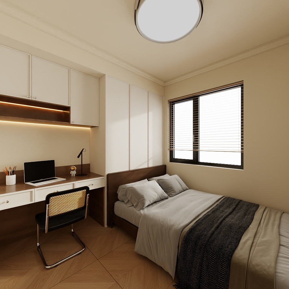 DP视觉表现-吾悦114㎡4室装修效果图