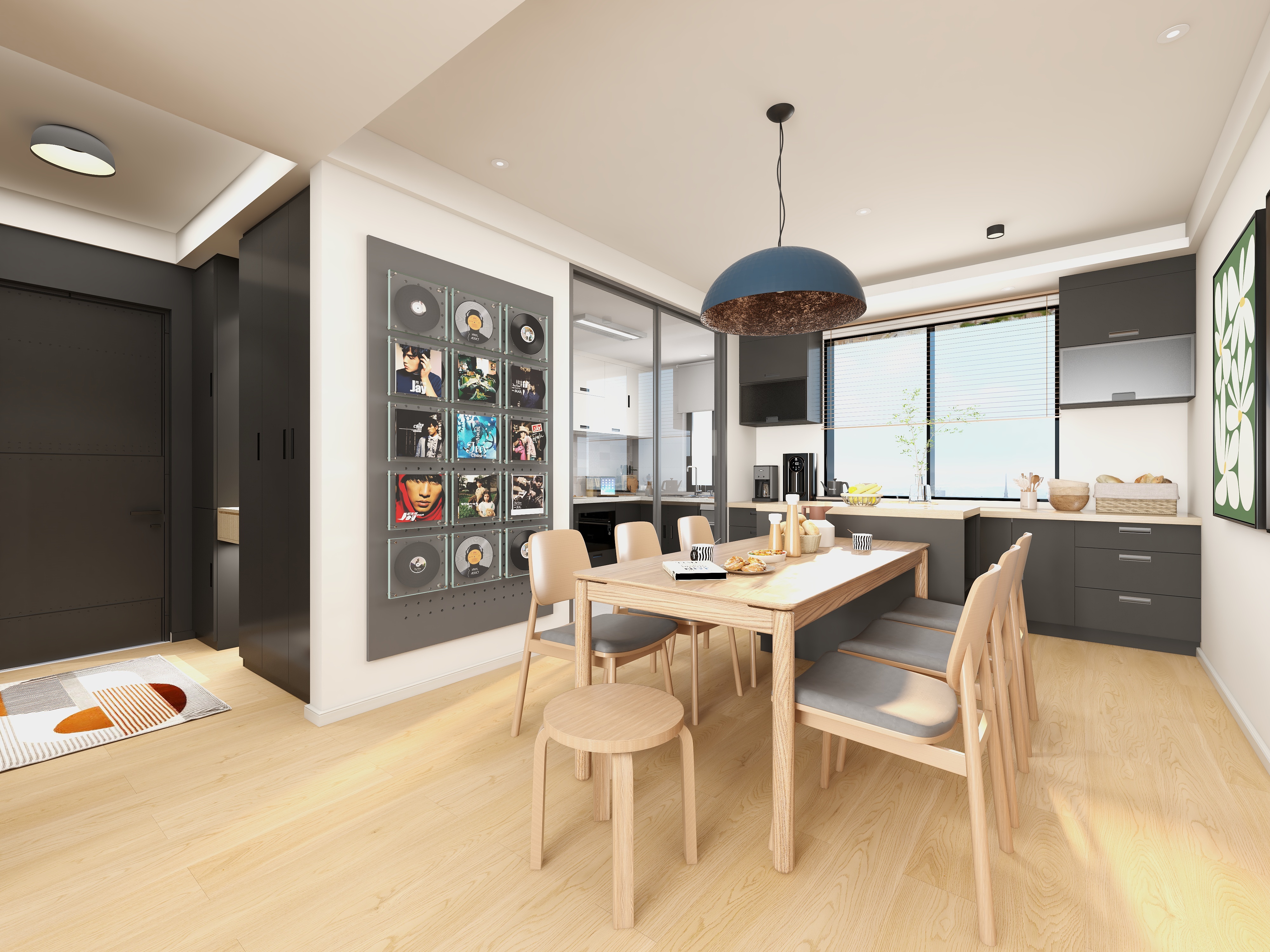 鲍意君-北欧的记忆装修效果图