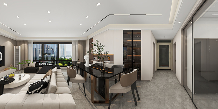 新疆---陈总-幸福城复式-装修设计方案