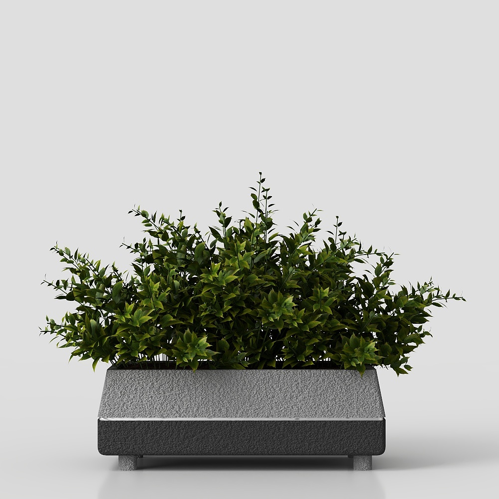 现代绿植 3D模型