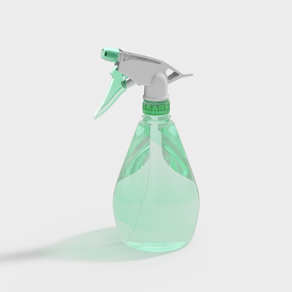 现代塑料喷壶3D模型