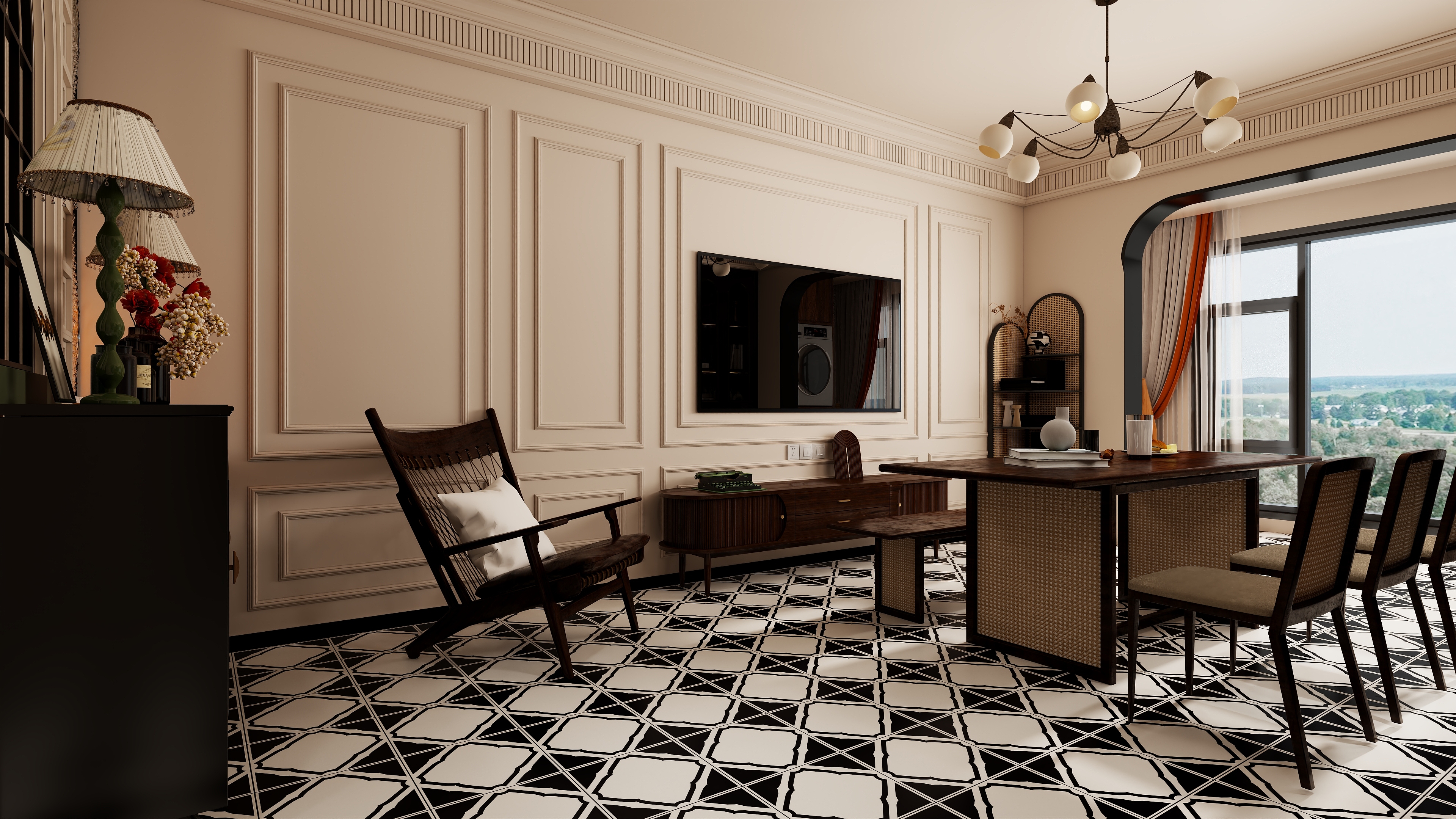 凌云設计-中古风-装修设计方案