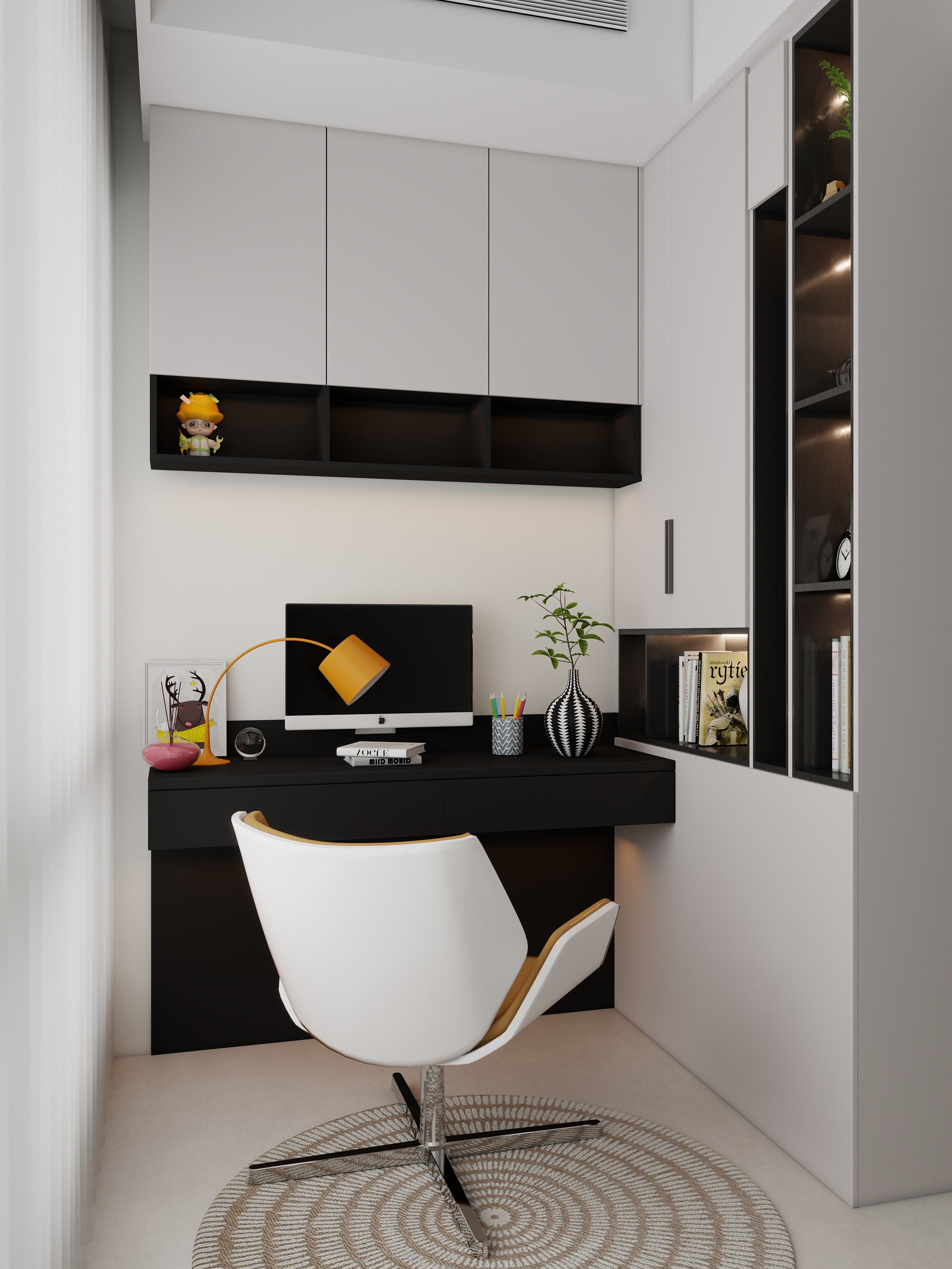 Designer张小羽-21世纪一门到顶卧室-装修设计方案