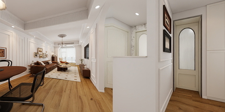 杰杰_-法式中古风-装修设计方案