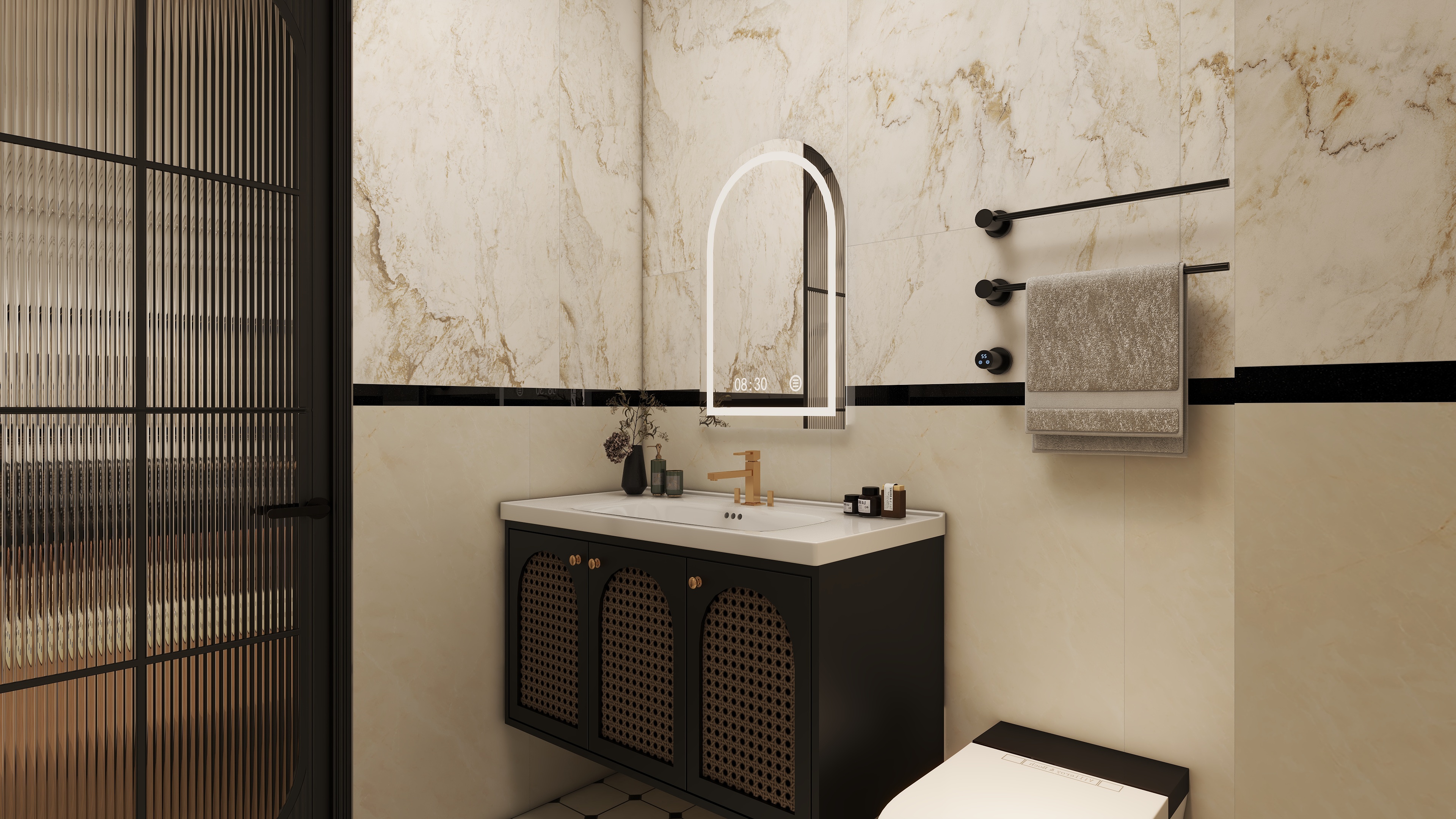 الخلاص-137㎡3室装修效果图