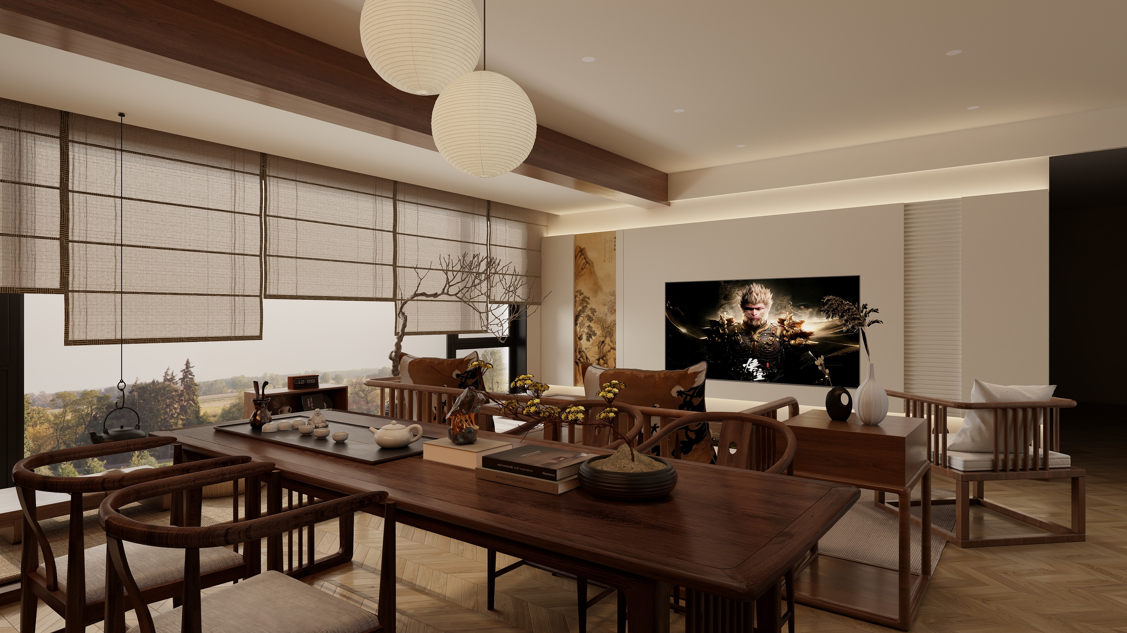 凌云設计-宋代美学-装修设计方案