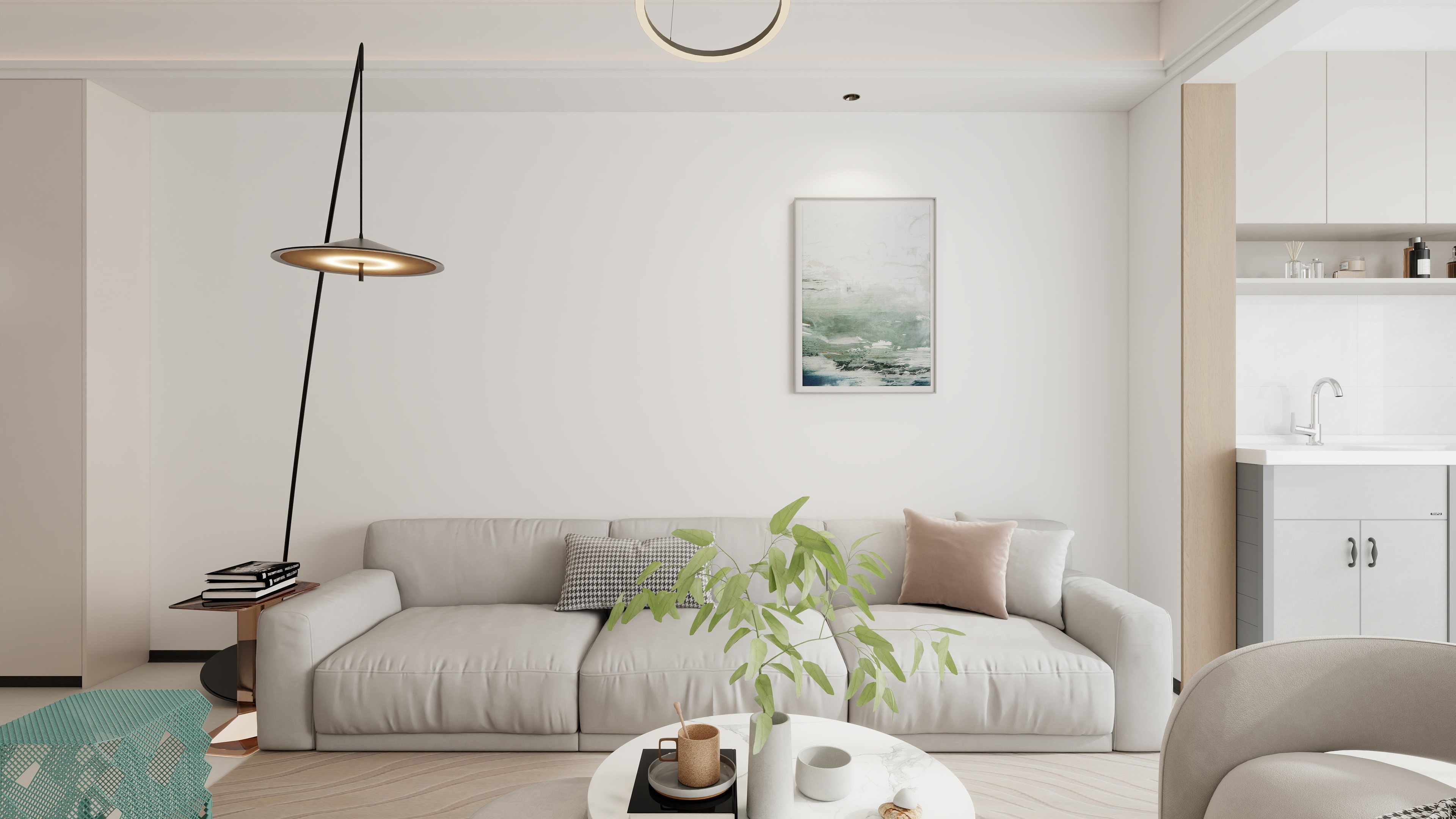 青石空间-碧桂园现代简约108㎡3室-装修设计方案