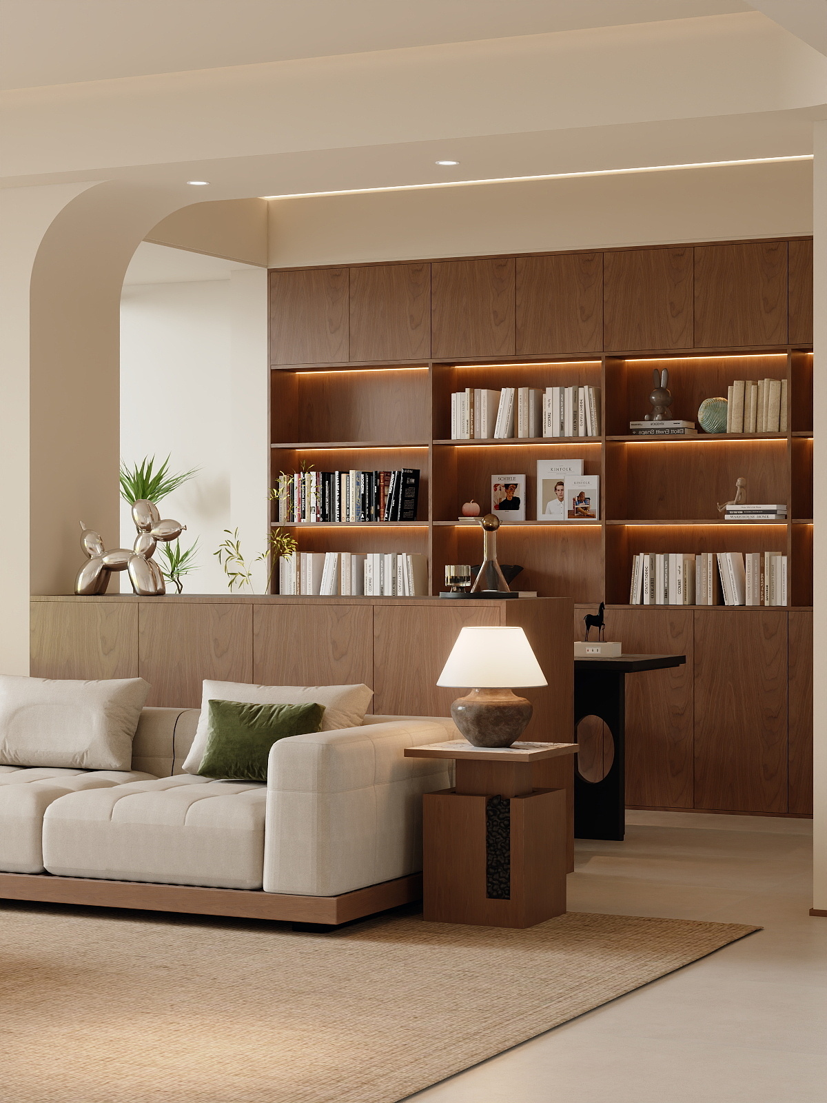 双木林效果图-中古风-装修设计方案