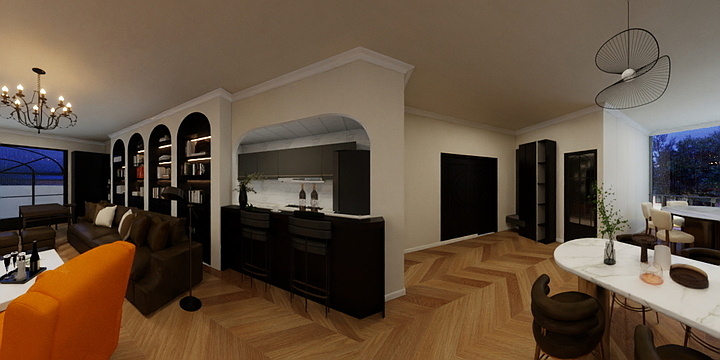 1898*ZkXy-南洲国际香山里5室2厅1厨3卫-227平*無名-装修设计方案