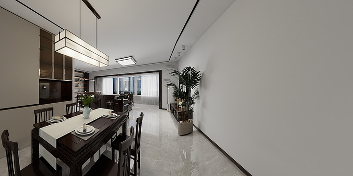 晋城装修设计浩天-保利小区1-701设计方案-装修设计方案