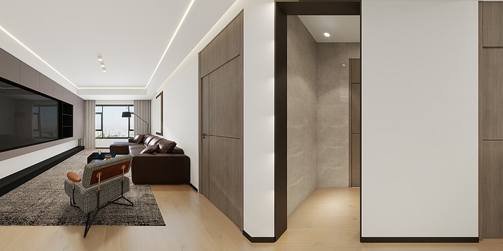 室内设计田甜-现代简约-装修设计方案