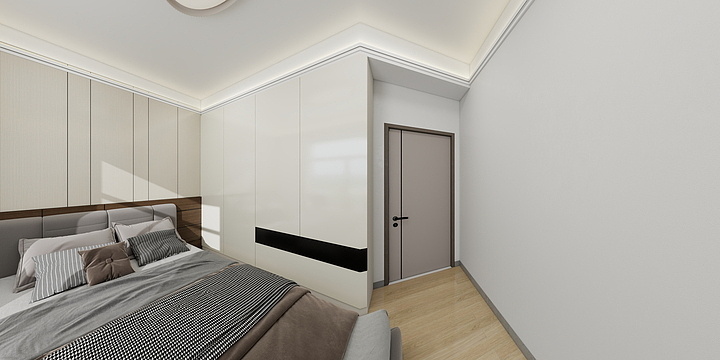 兔宝宝健康板材1314-美仑华府3室2厅1厨1卫-副本-装修设计方案