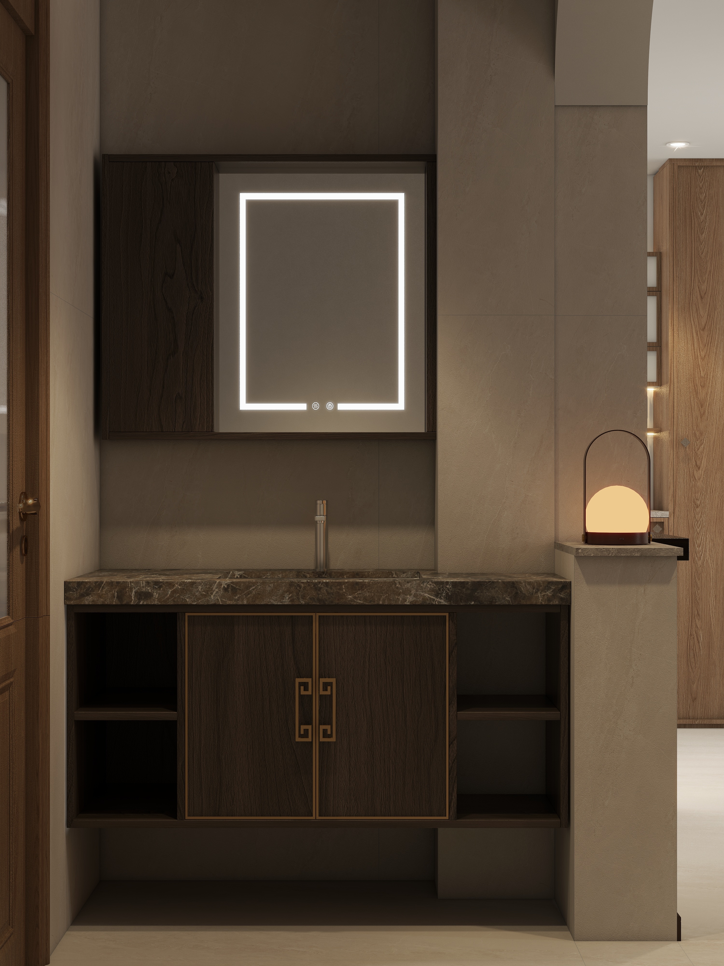 设计师珂源-新地东方花都新中式155㎡4室装修效果图