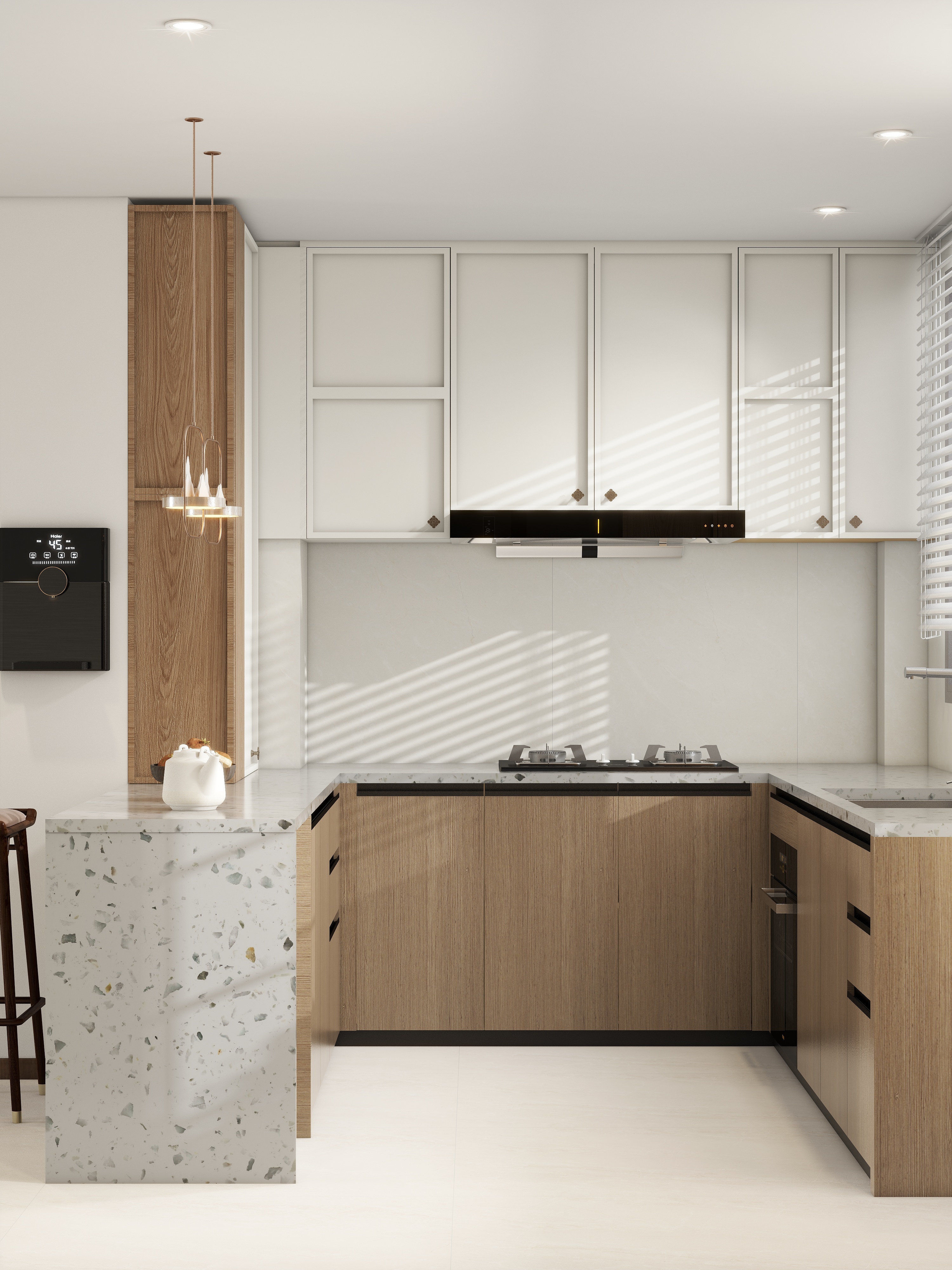 设计师珂源-新地东方花都新中式155㎡4室装修效果图