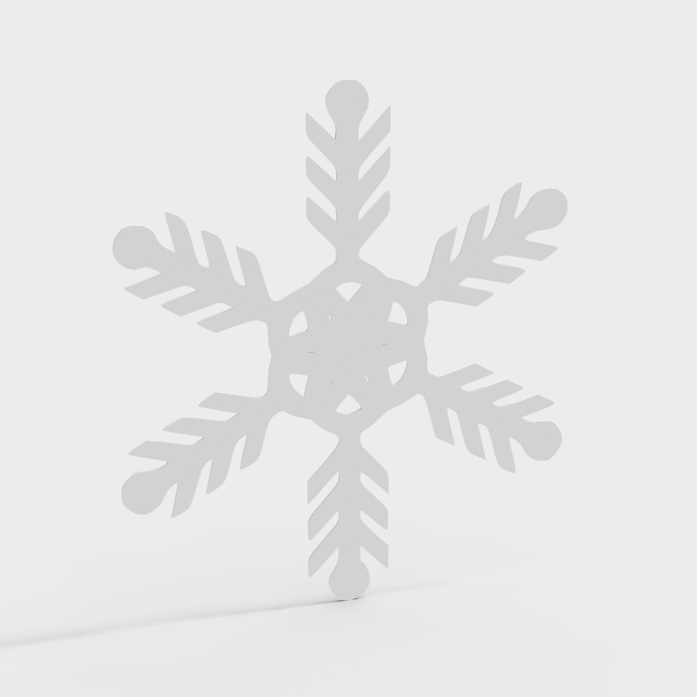 雪花3D模型