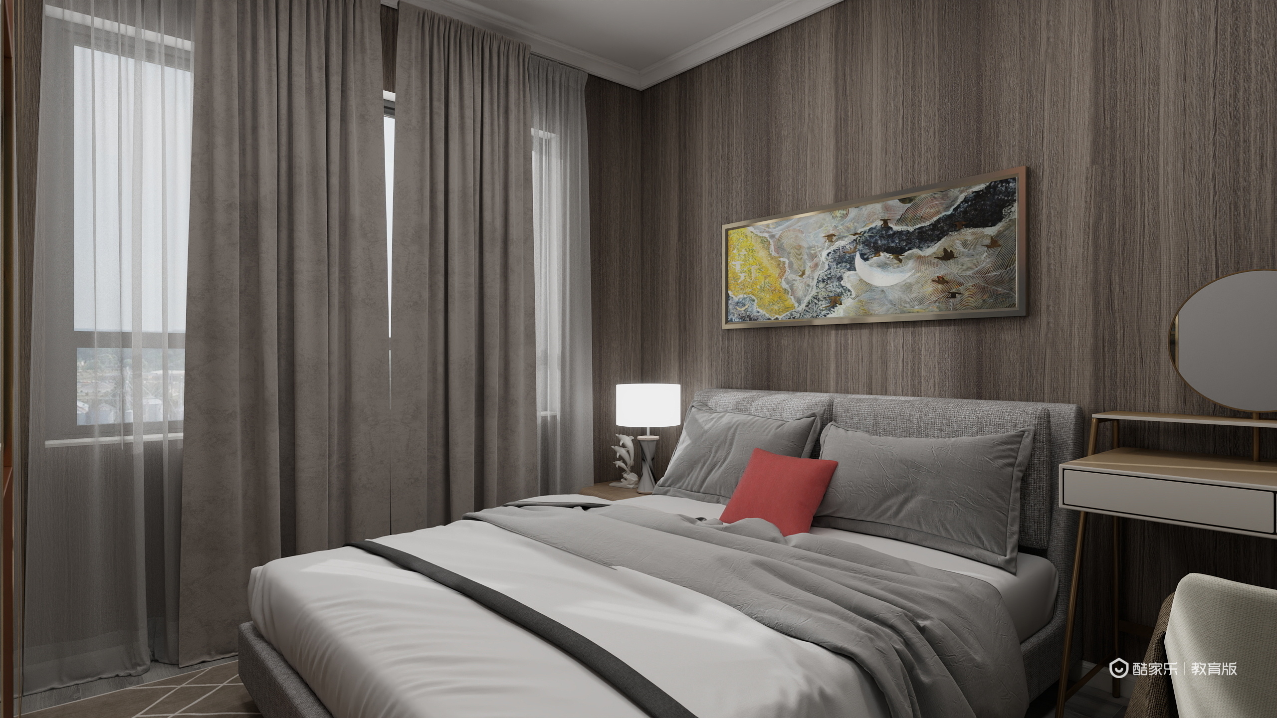 谢凯曼-24㎡1室装修效果图