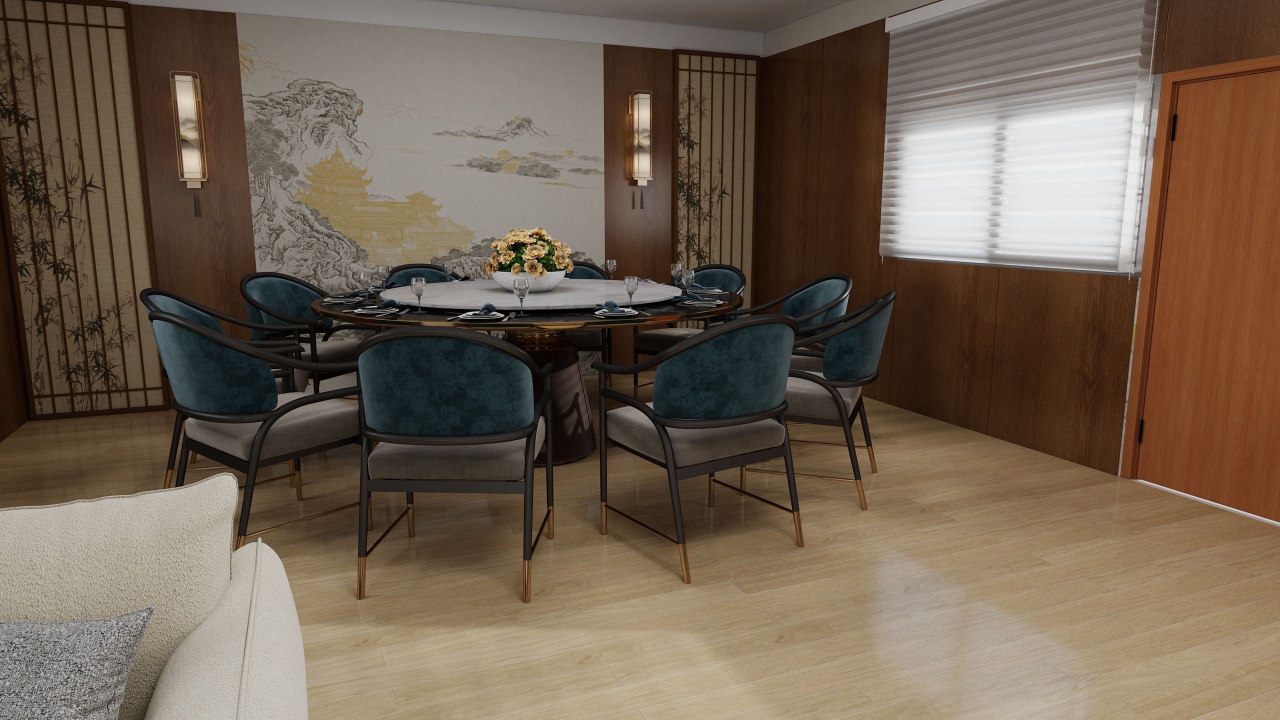 华信邱先许13923697127-招待餐厅-装修设计方案