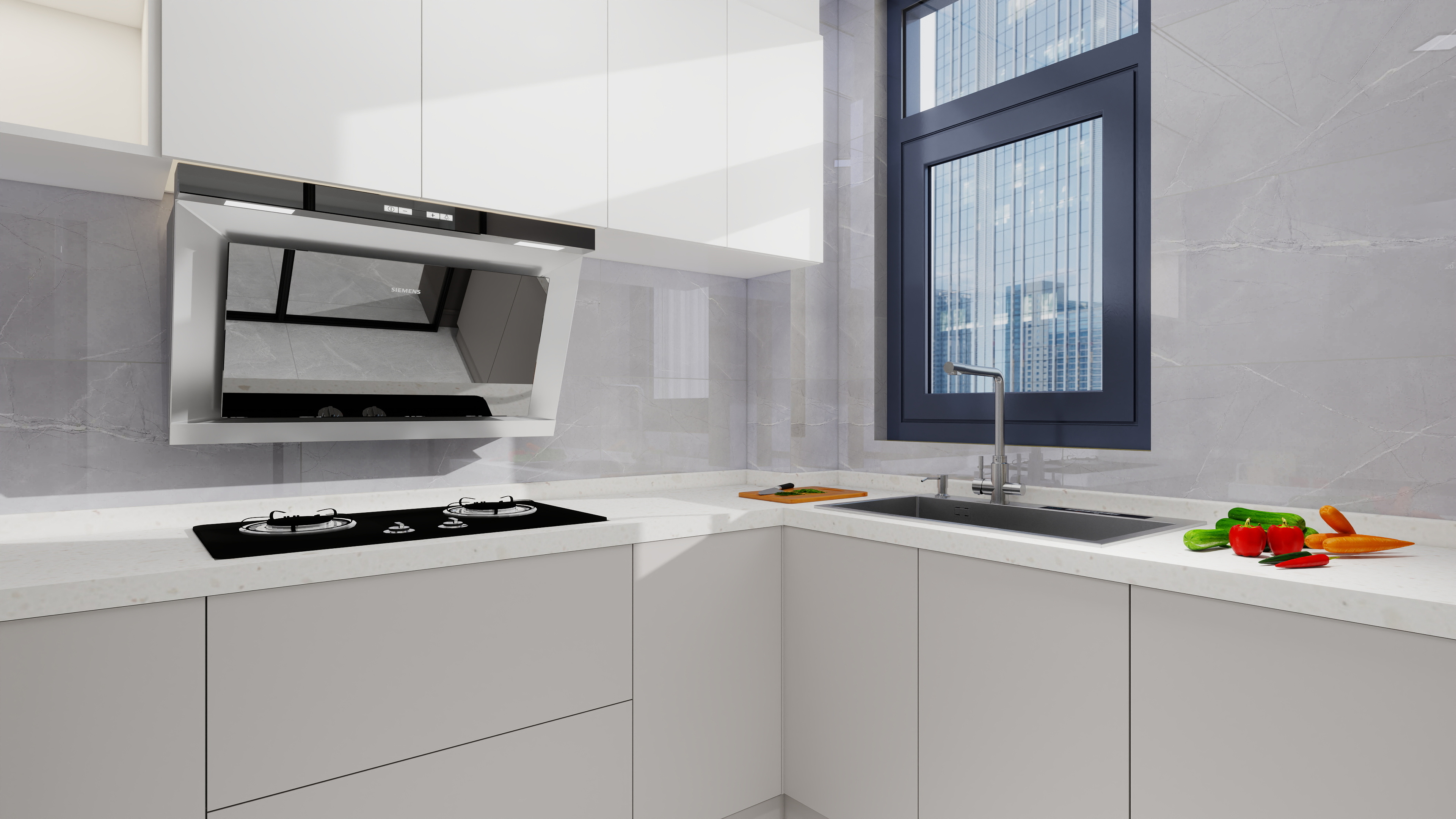 魏涛-118㎡3室装修效果图