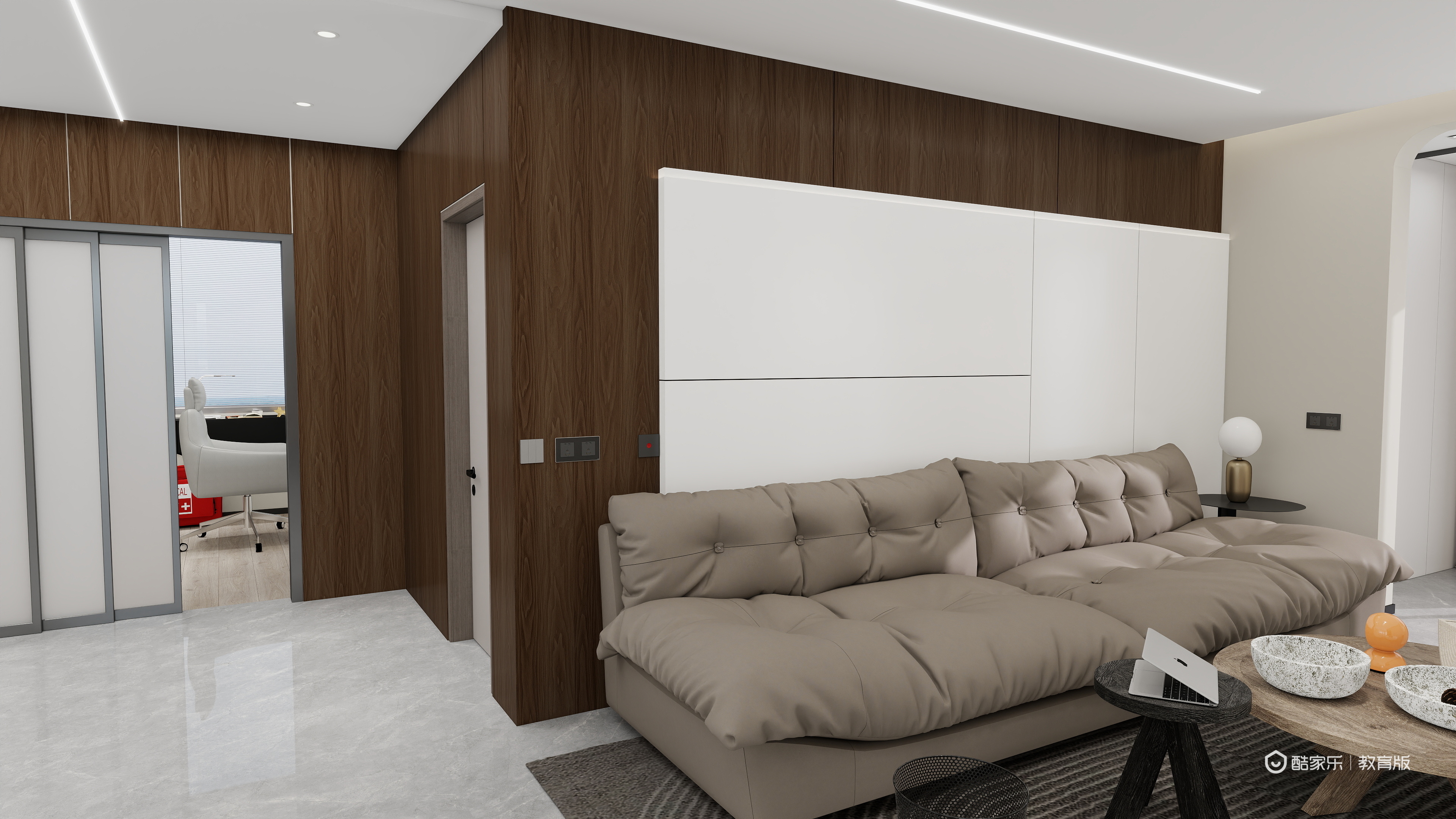 群核甄选-意式极简轻奢装修效果图