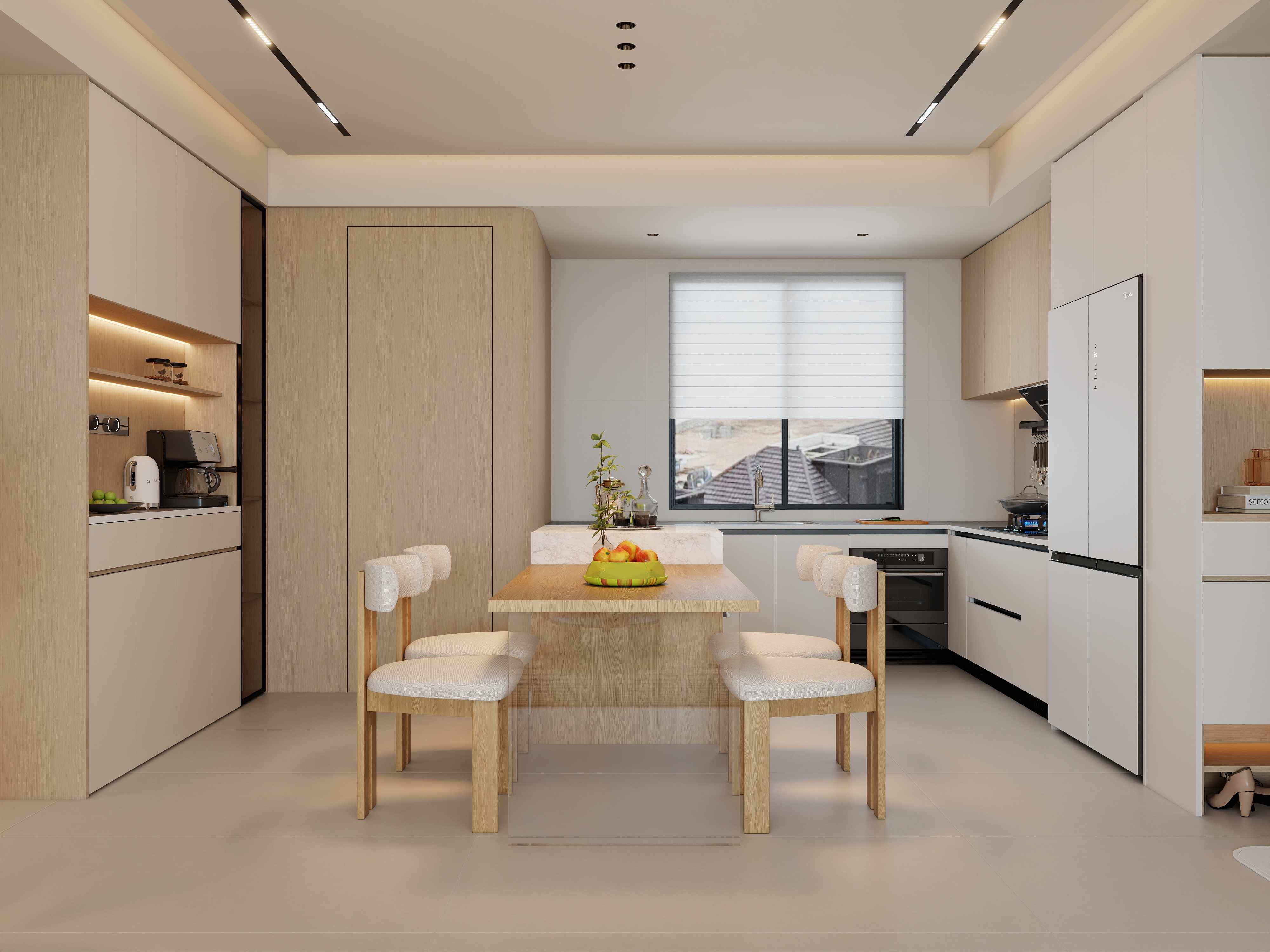 简薇设计-原木客餐厅-装修设计方案