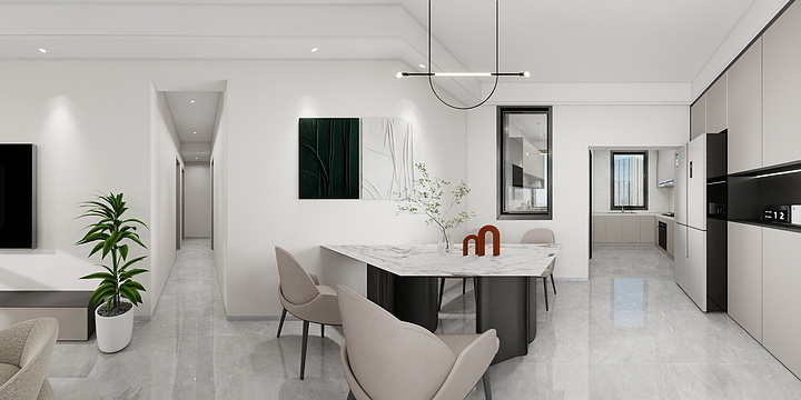 赵应杰-青阳郡E2-1,面积143.02m²-装修设计方案