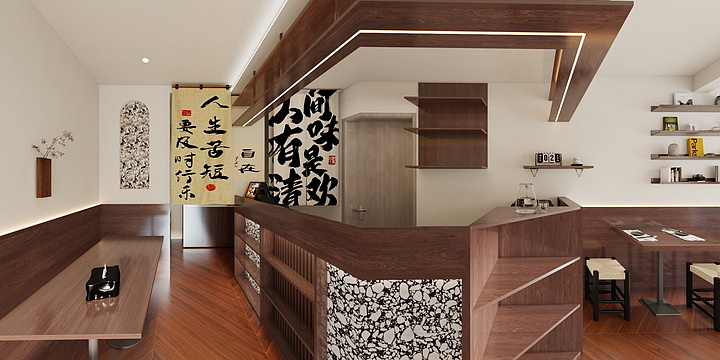 冷漠的凉鞋-糖水铺-装修设计方案