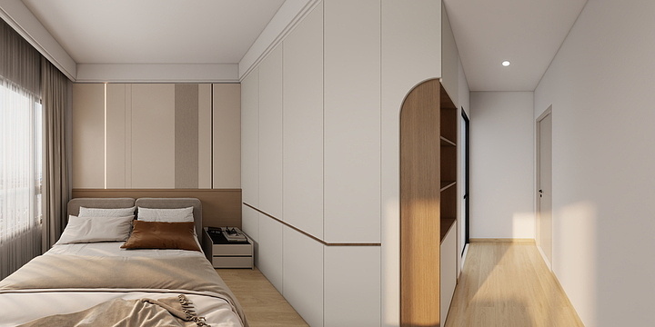 全案整装设计Davi-中德英伦联邦89㎡3室-装修设计方案