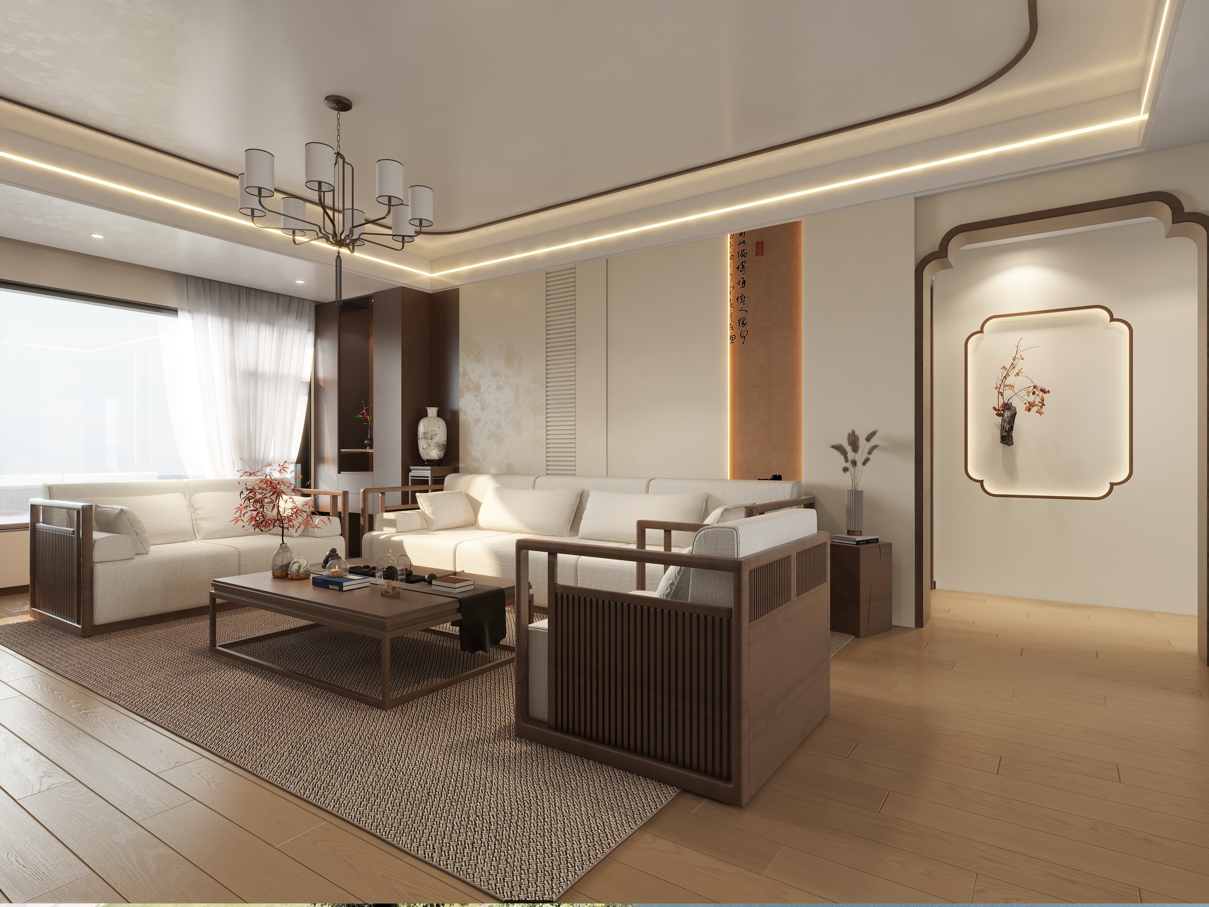 设计师1朱工-中古宋式装修效果图