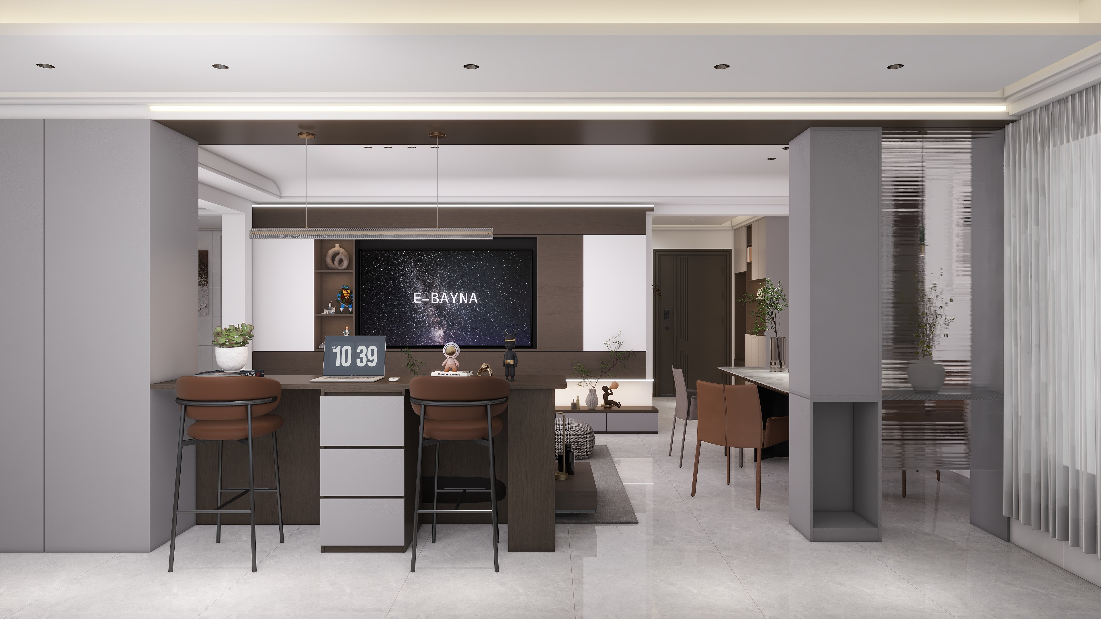 怡硕装饰-银城天汇装修效果图