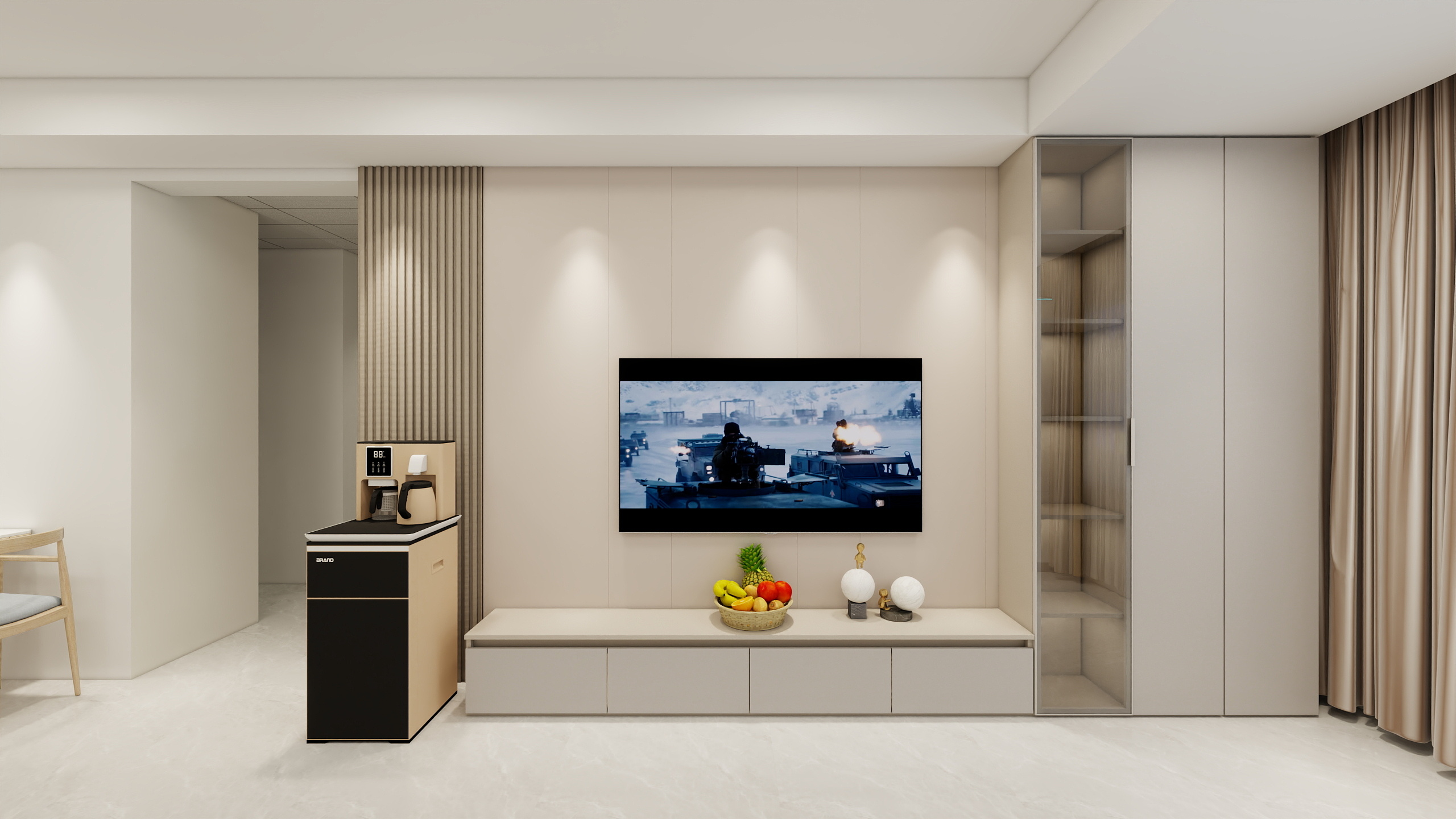 木高家居-盛唐大观园现代简约91㎡2室-装修设计方案