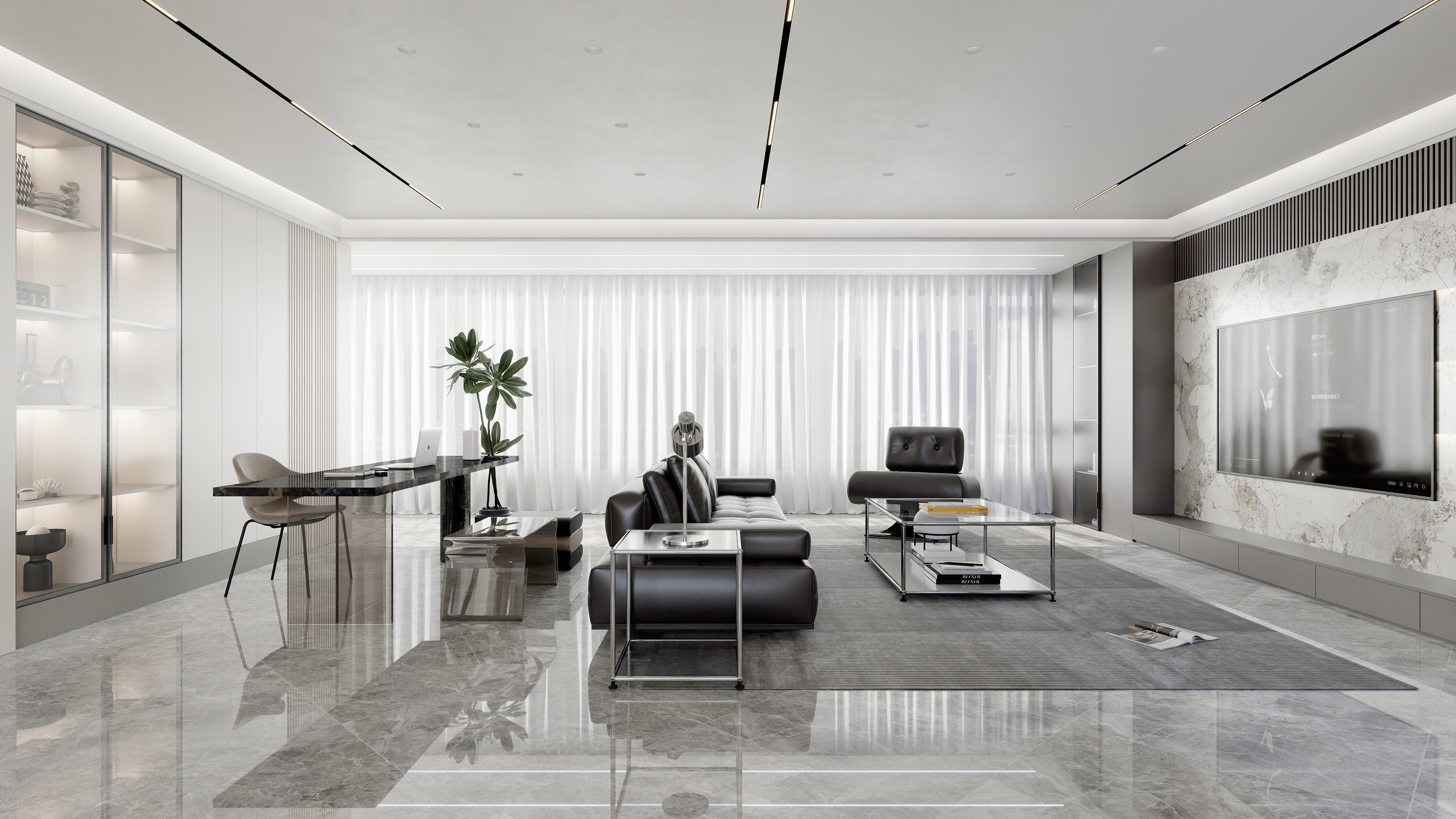 尚美饰家首席LEO-君奕府167浅色-装修设计方案