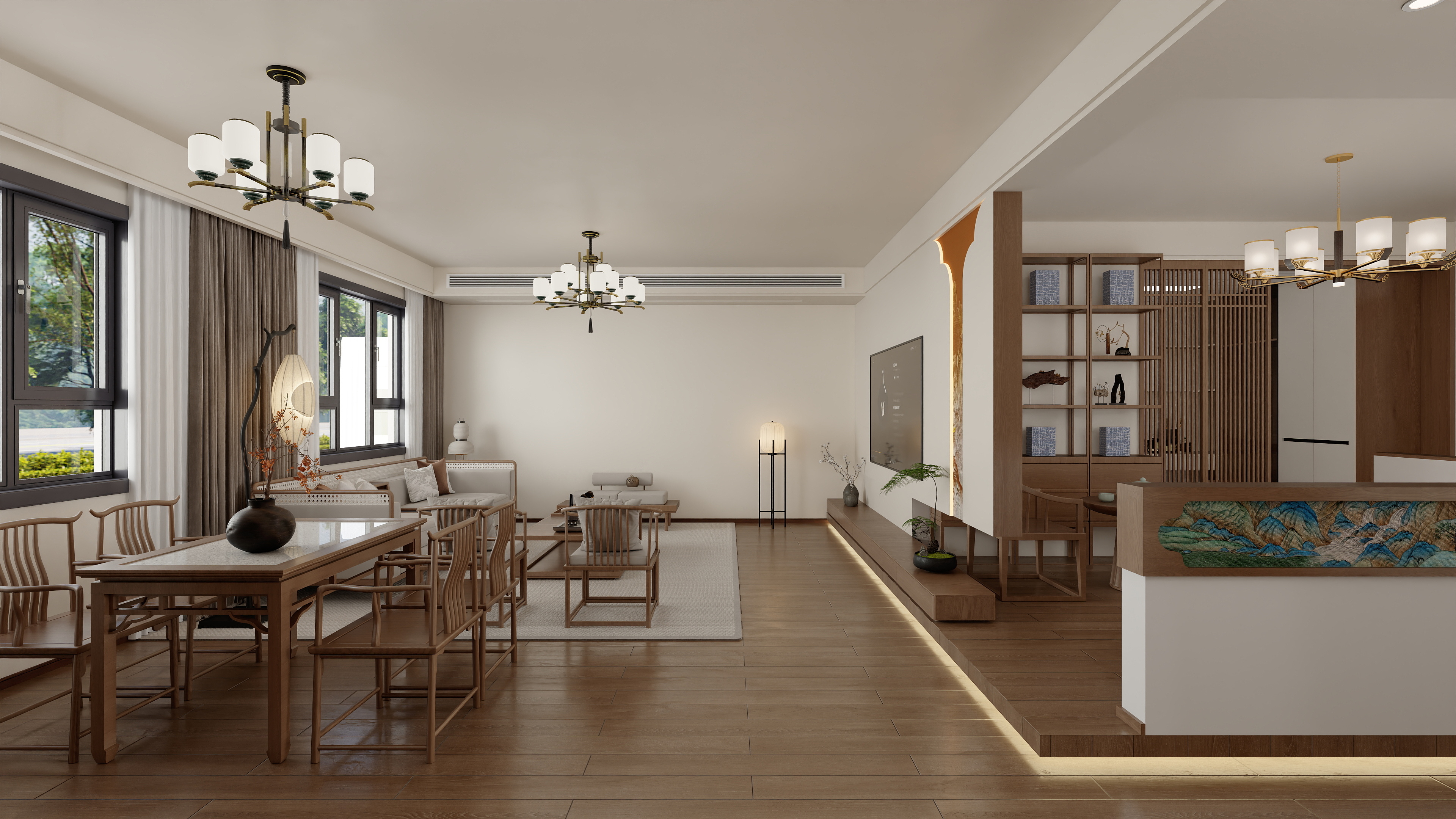 尚美饰家首席LEO-山水文园宋式美学-装修设计方案