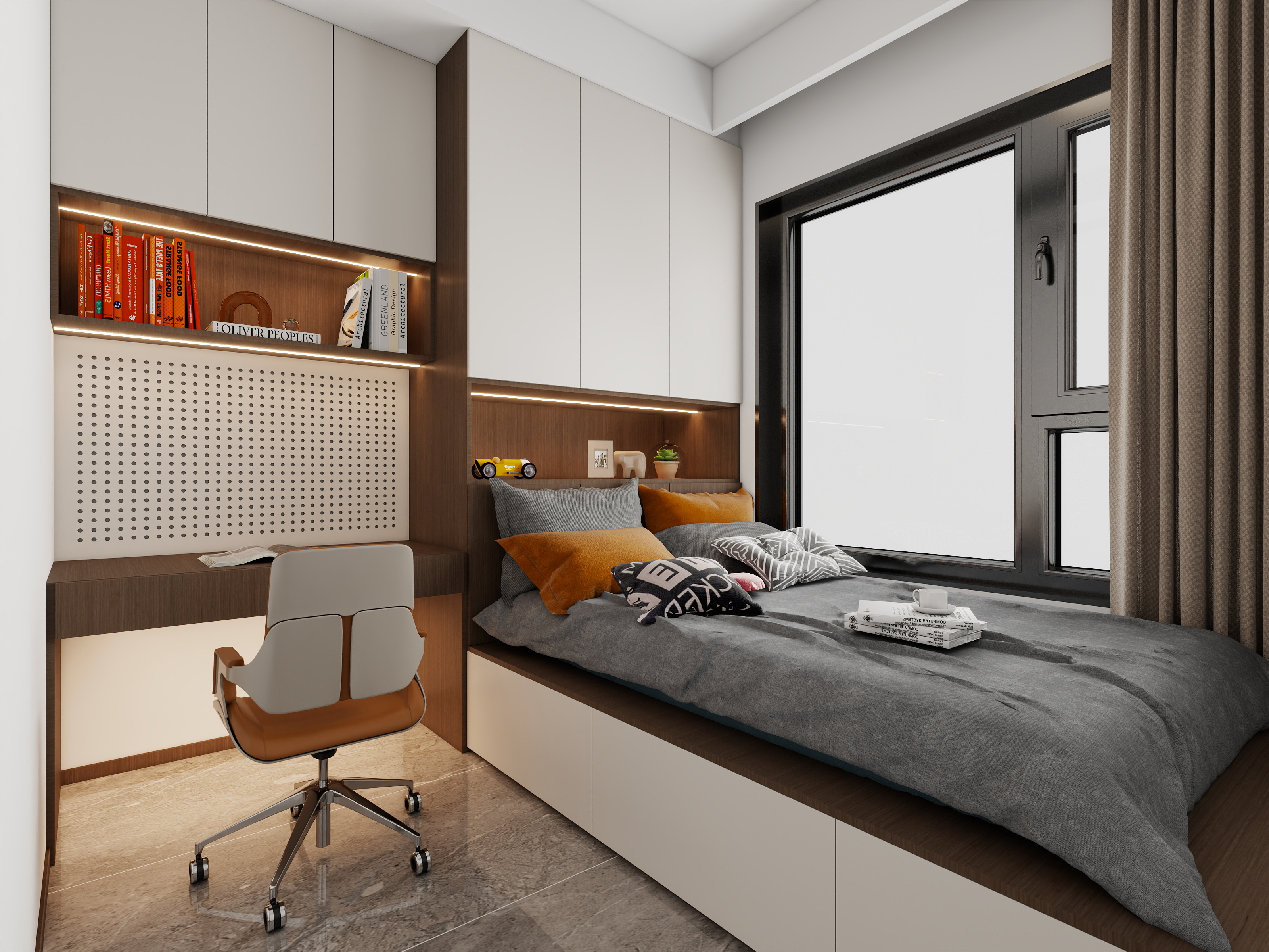 成爽-四川成都德商御府天骄西区（616平方意式极简别墅）装修效果图