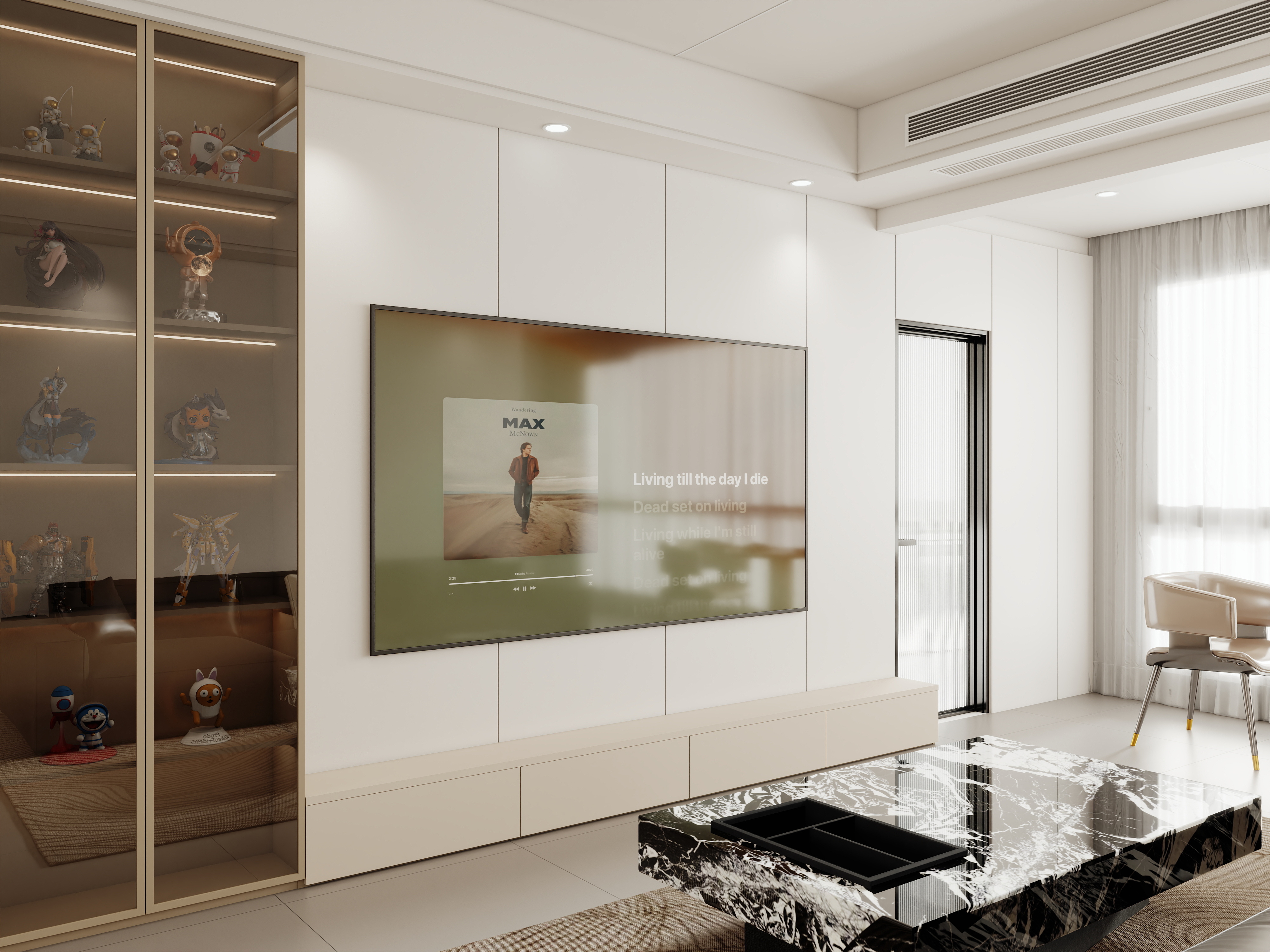 壹诺设计工作室-120㎡4室-现代简约装修效果图