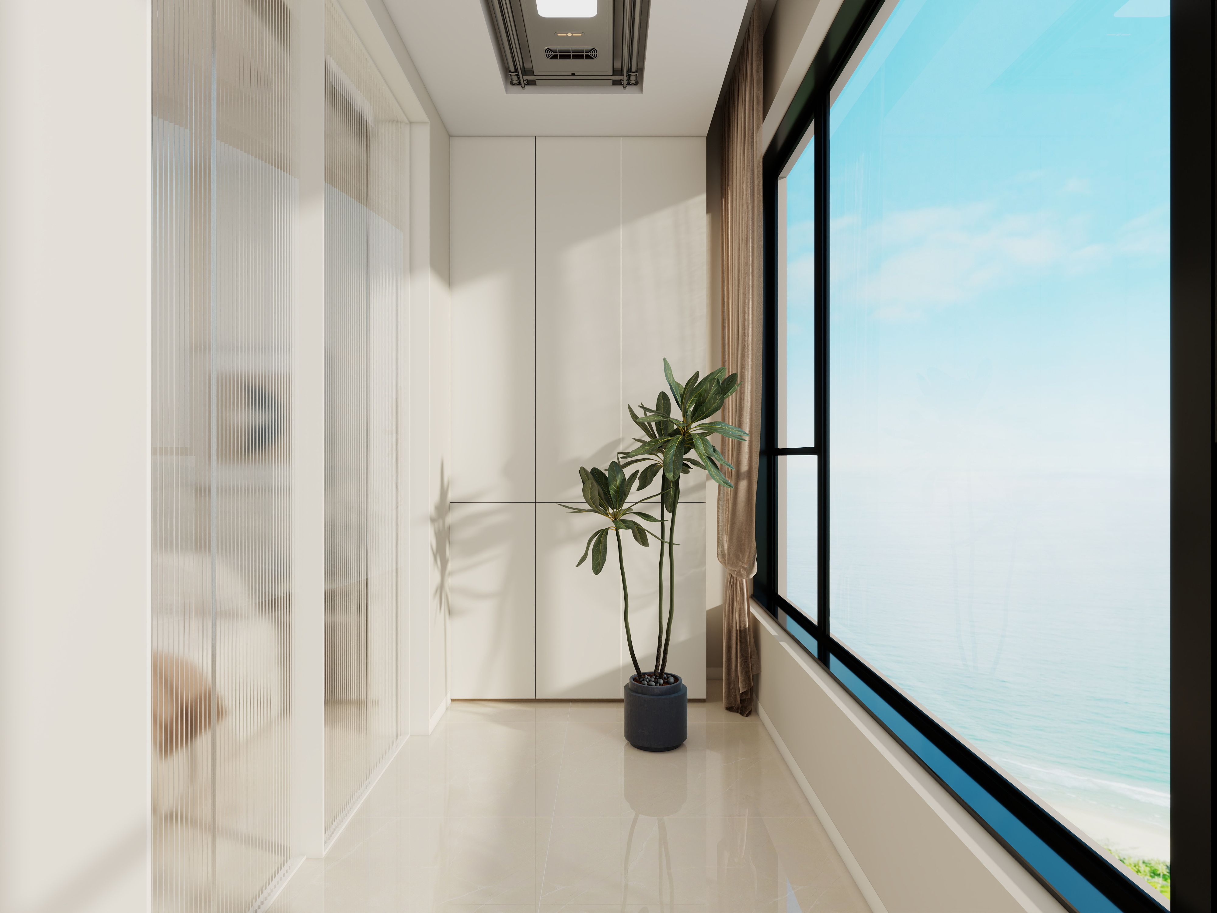 果乐设计-112方奶油风格三居室装修效果图