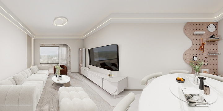 六安装饰设计-黄-青墩小区7#901-装修设计方案