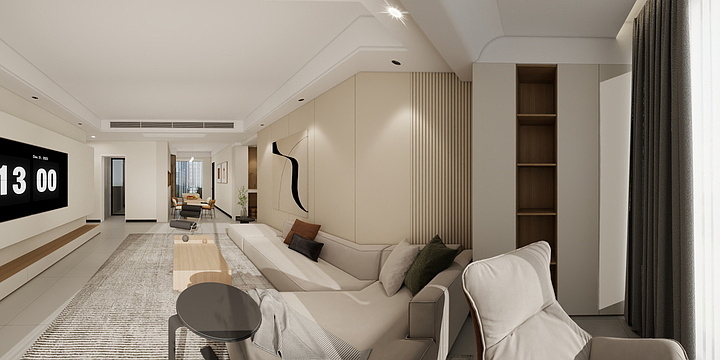 设计师张旭硕-建业城130-副本-装修设计方案