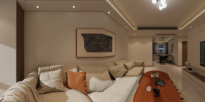 接家装工装设计-港城一品9-3-1301-装修设计方案