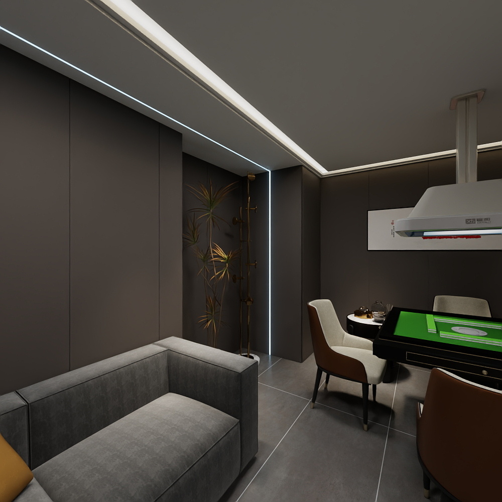 设计师玉京子-台球棋牌二层包厢二装修效果图第3张