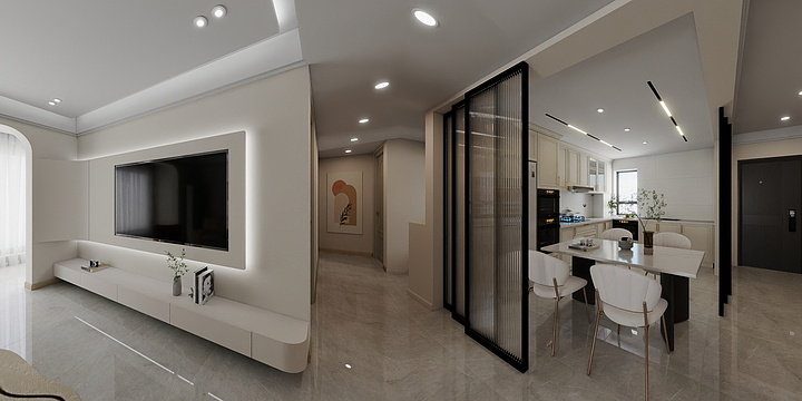 颍上简一装饰-壹号院108户型-装修设计方案