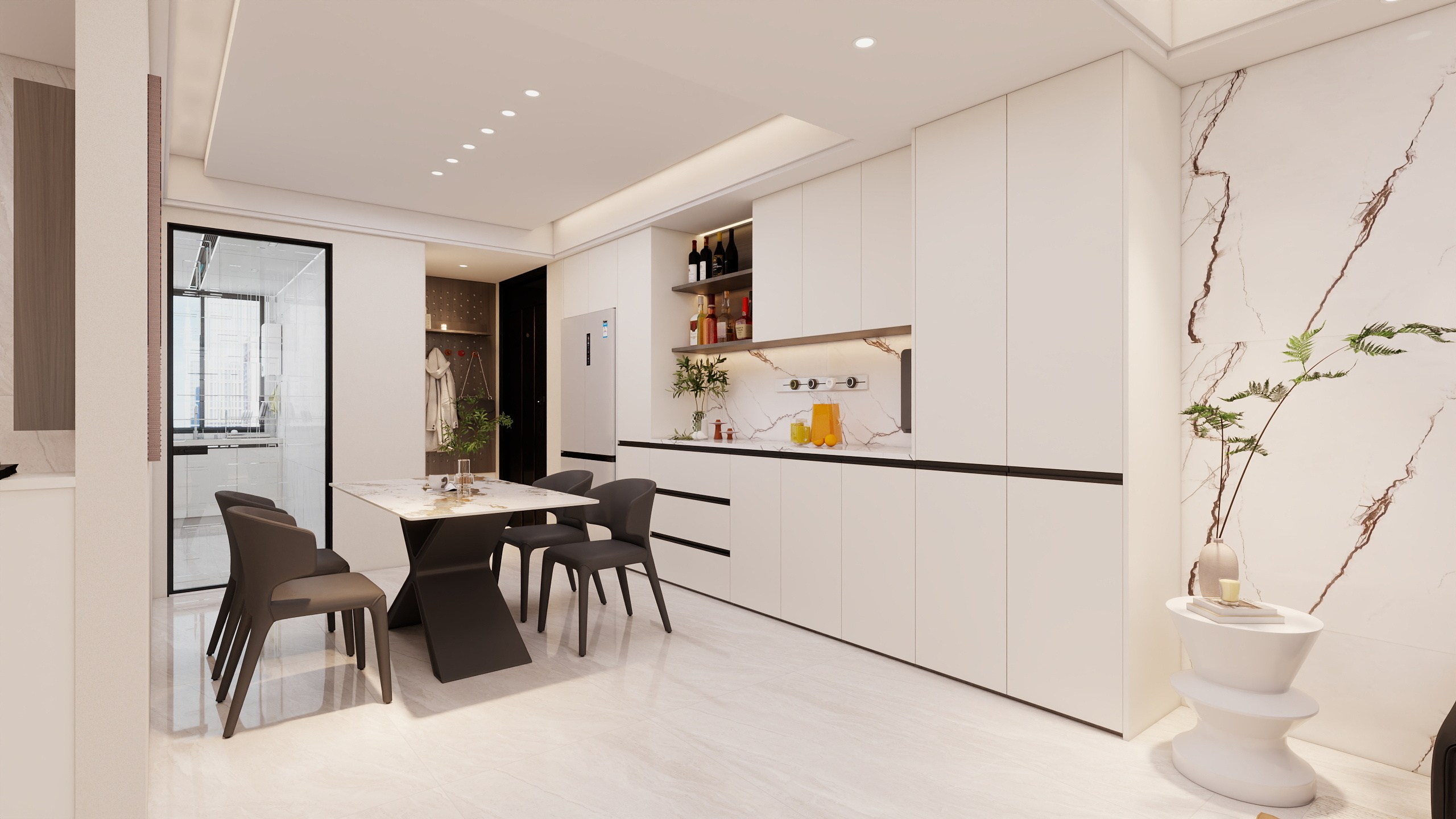 全案设计--双小杨-149平现代极简四居-装修设计方案