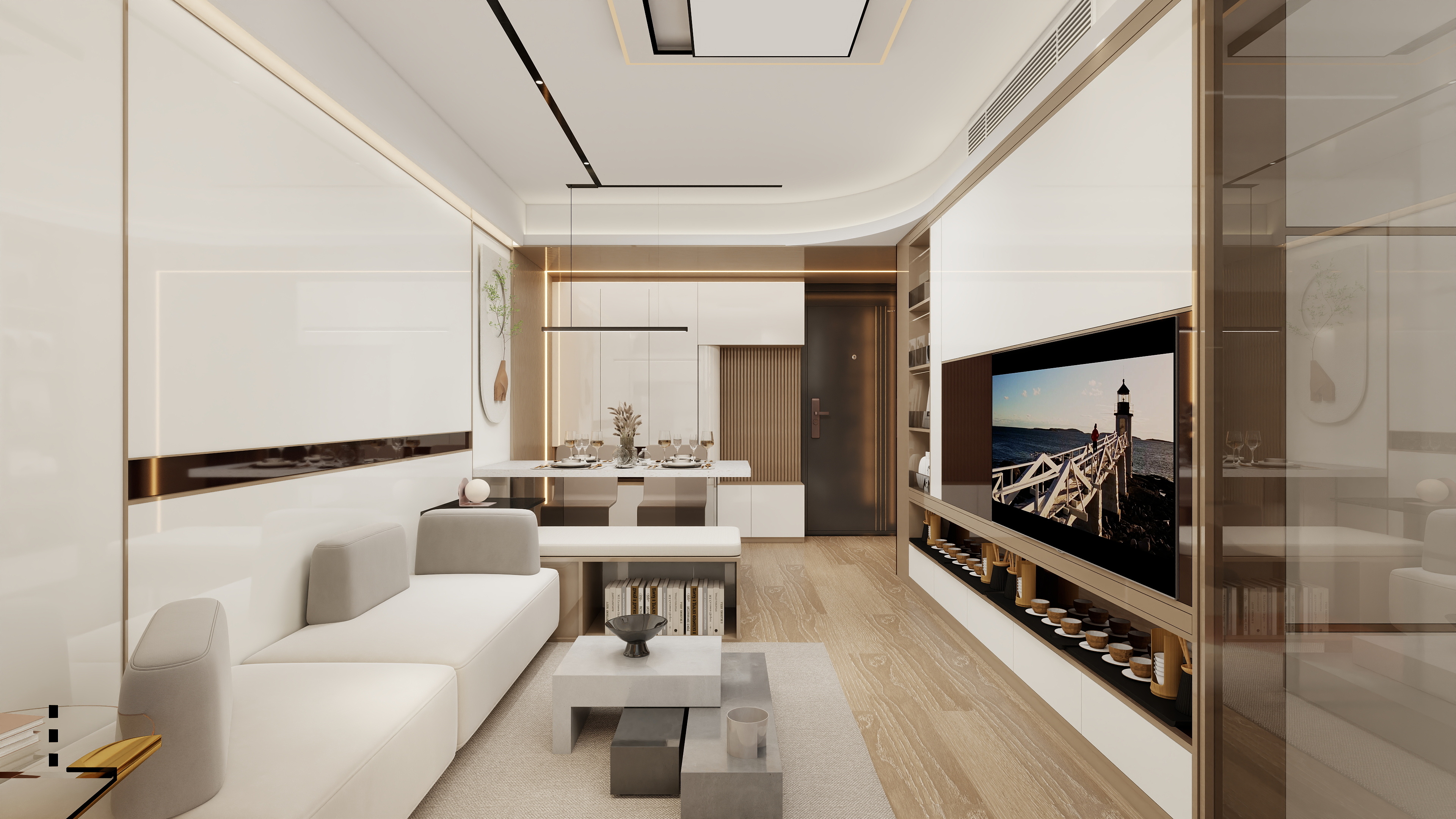 廸偉-安秀苑4人480呎三房-装修设计方案