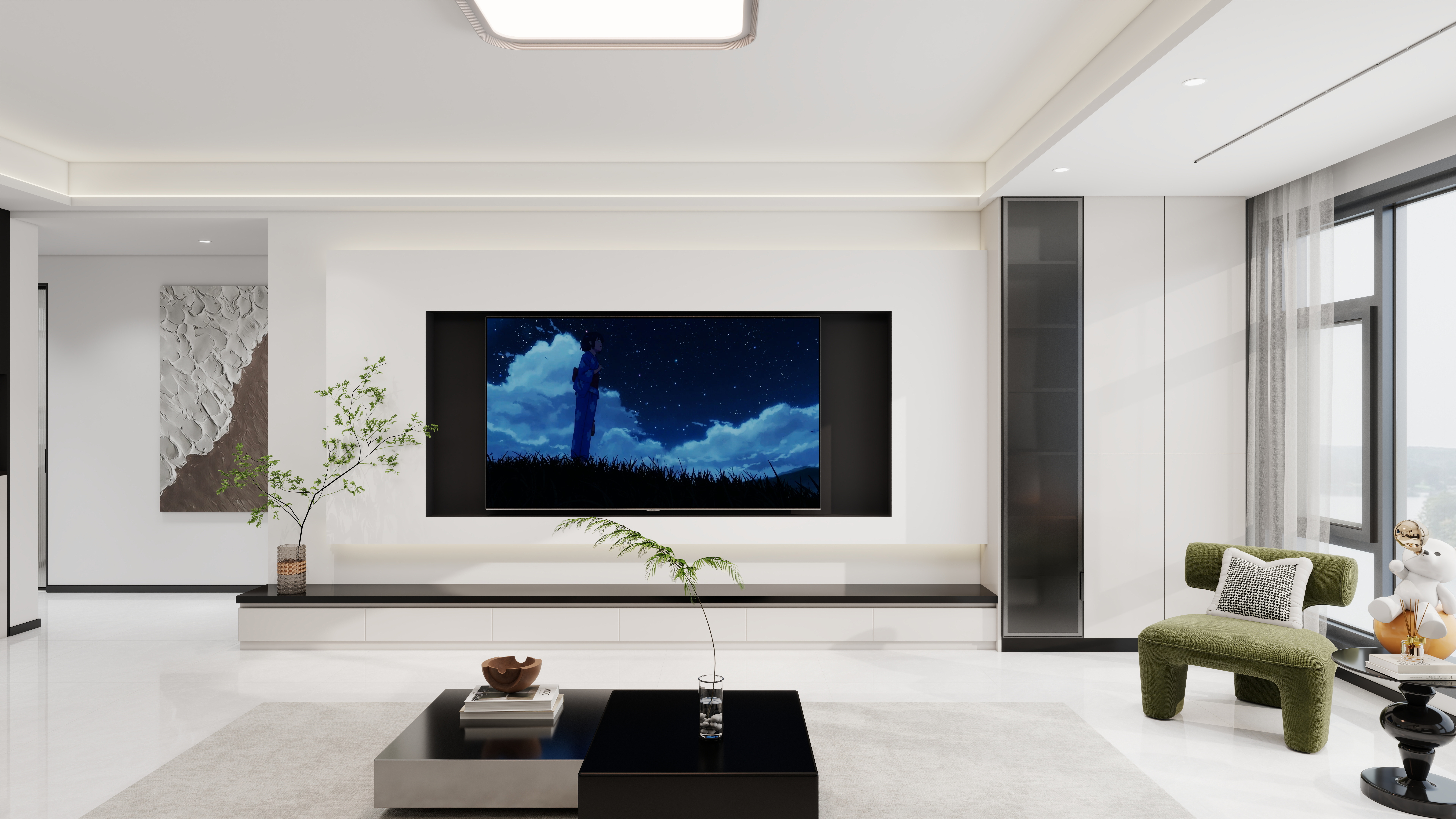 Ahoilc-现代简约115㎡3室-装修设计方案